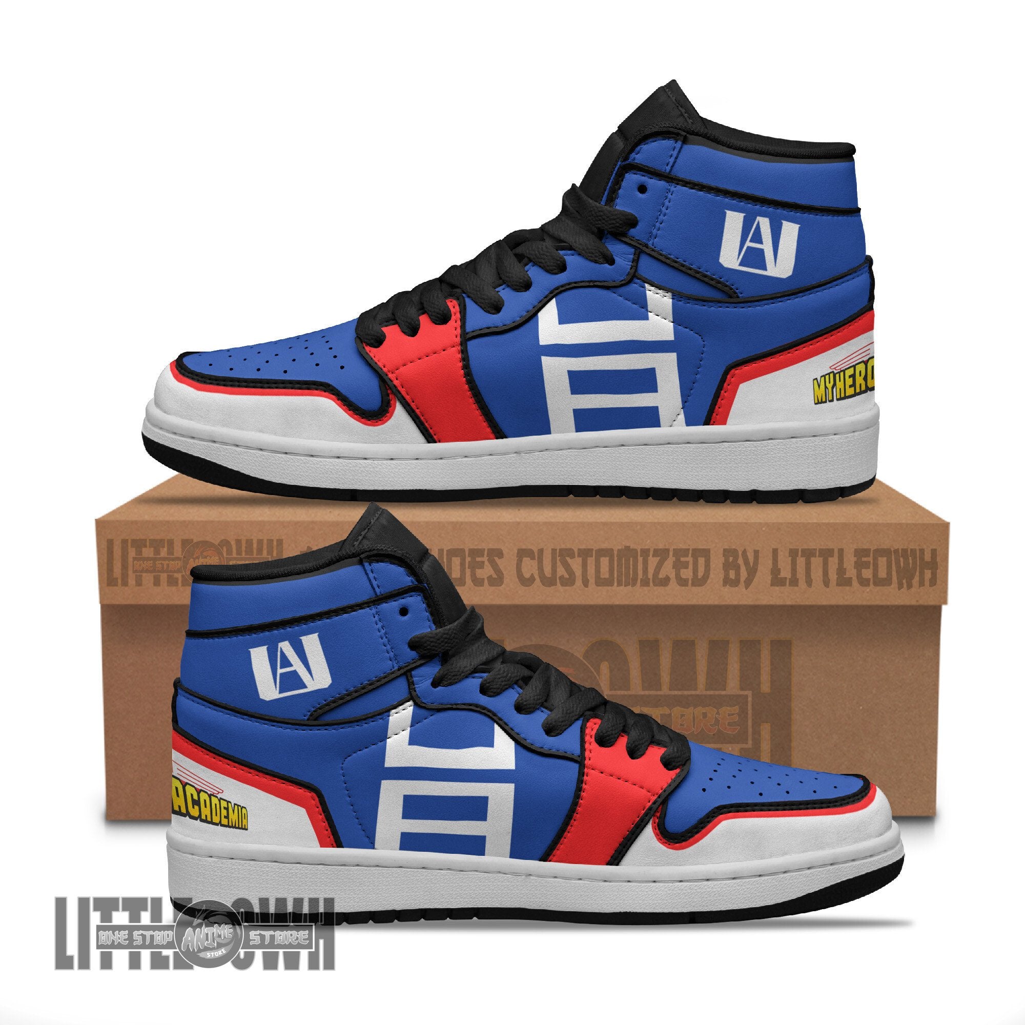 Ideafootwear My Hero Academia AJ1 High Sneakers Shoes For Men And Women