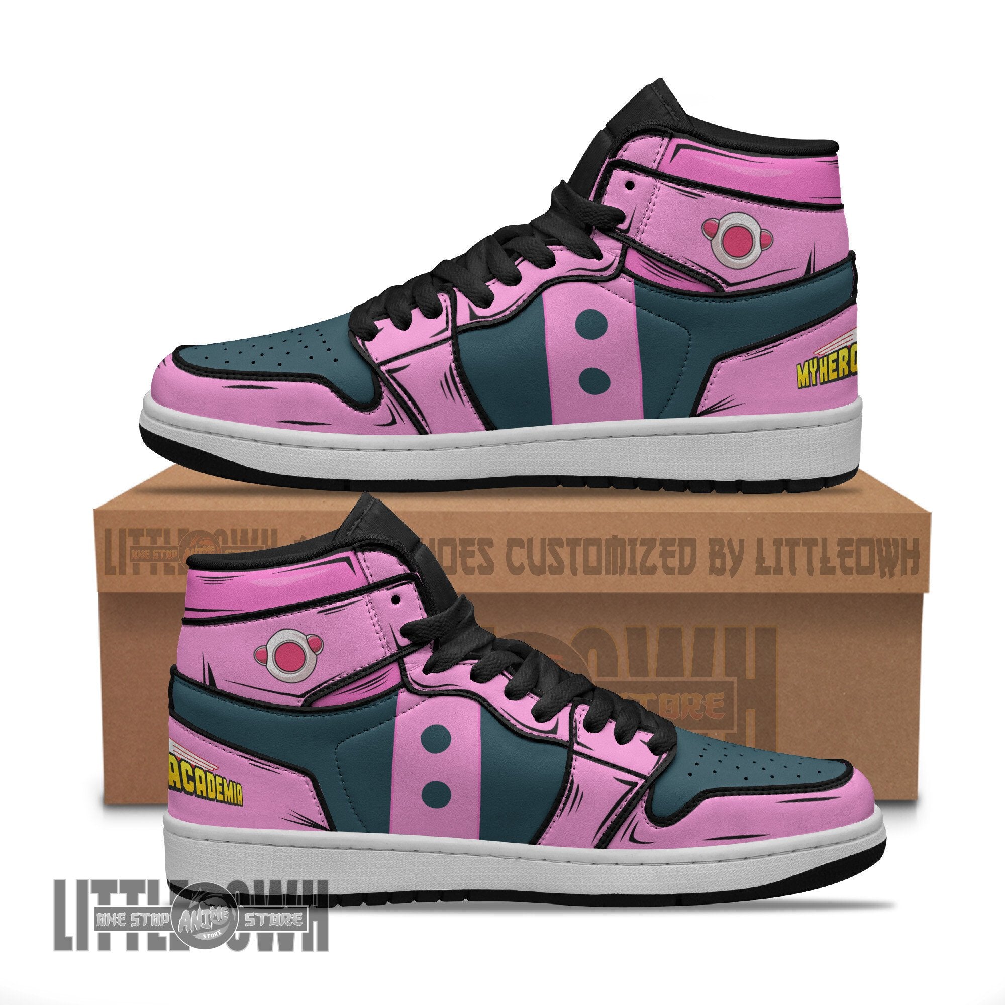 Ideafootwear My Hero Academia AJ1 High Sneakers Shoes For Men And Women