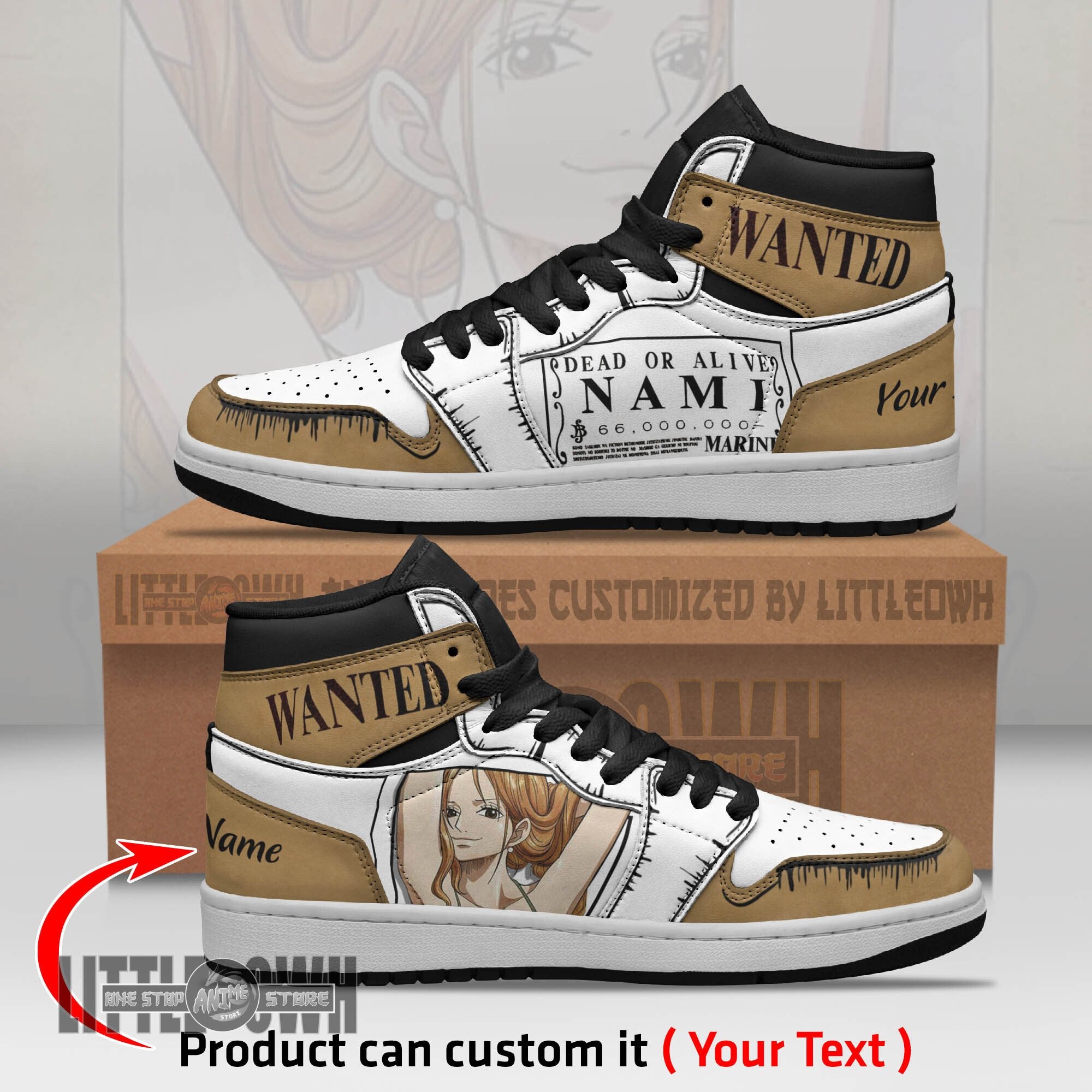 Ideafootwear Nami AJ1 High Sneakers Shoes For Men And Women