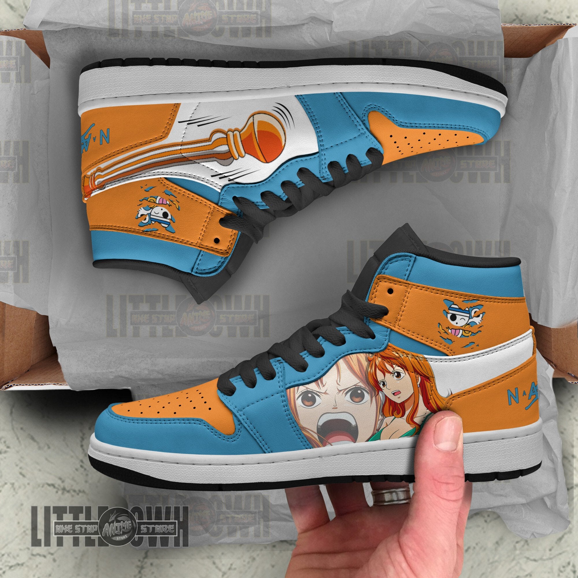 Ideafootwear Nami AJ1 High Sneakers Shoes For Men And Women