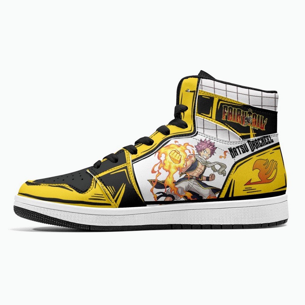 Ideafootwear Natsu Dragneel Fairy Tail AJ1 High Sneakers Shoes For Men And Women