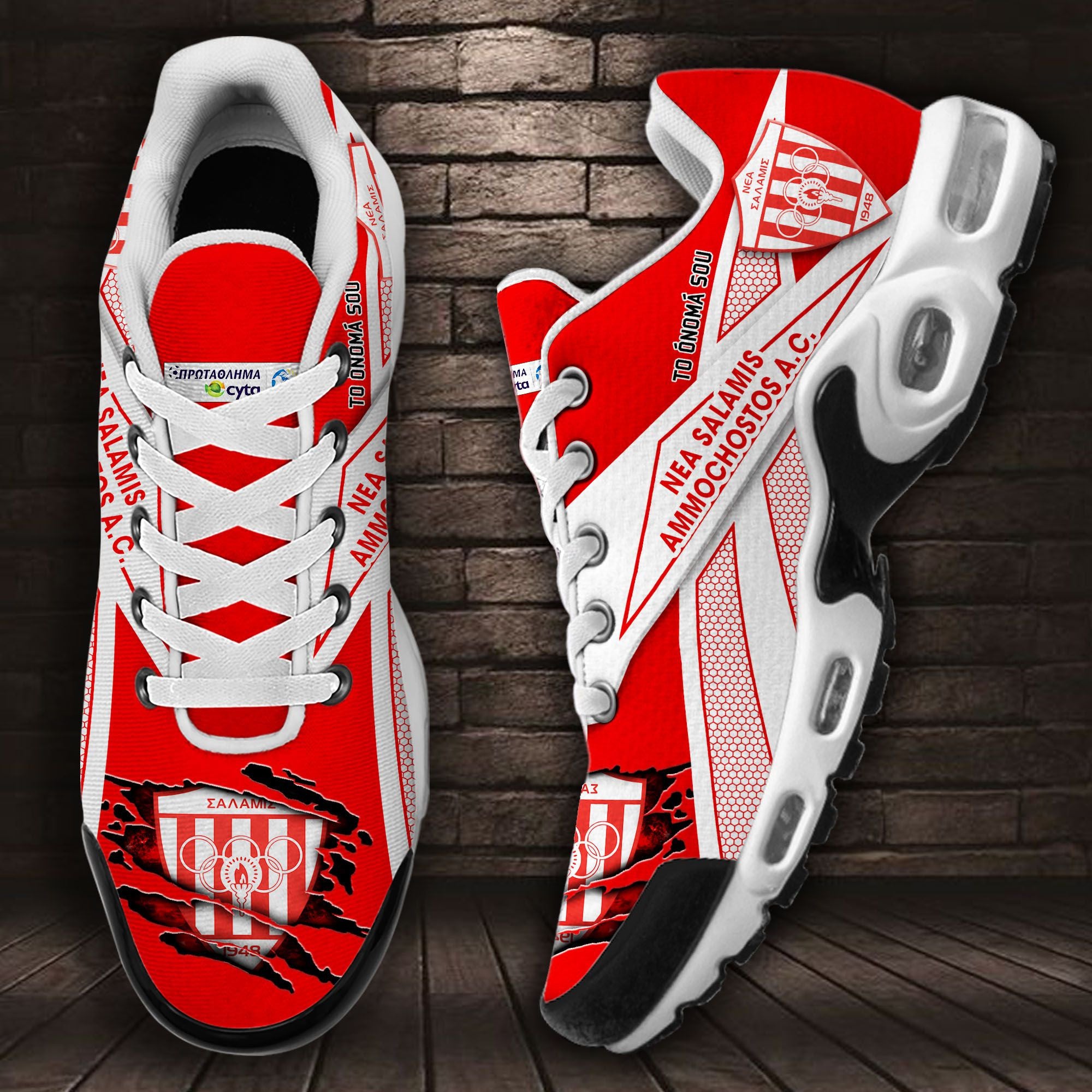 Ideafootwear Nea Salamis Ammochostos A.C. TN Shoes Sneakers For Men And Women