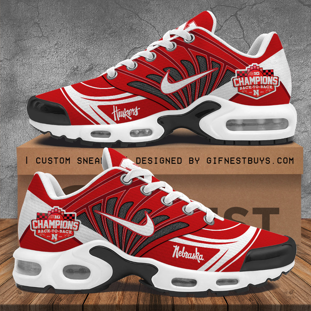 Ideafootwear Nebraska Cornhuskers TN Shoes Sneakers For Men And Women