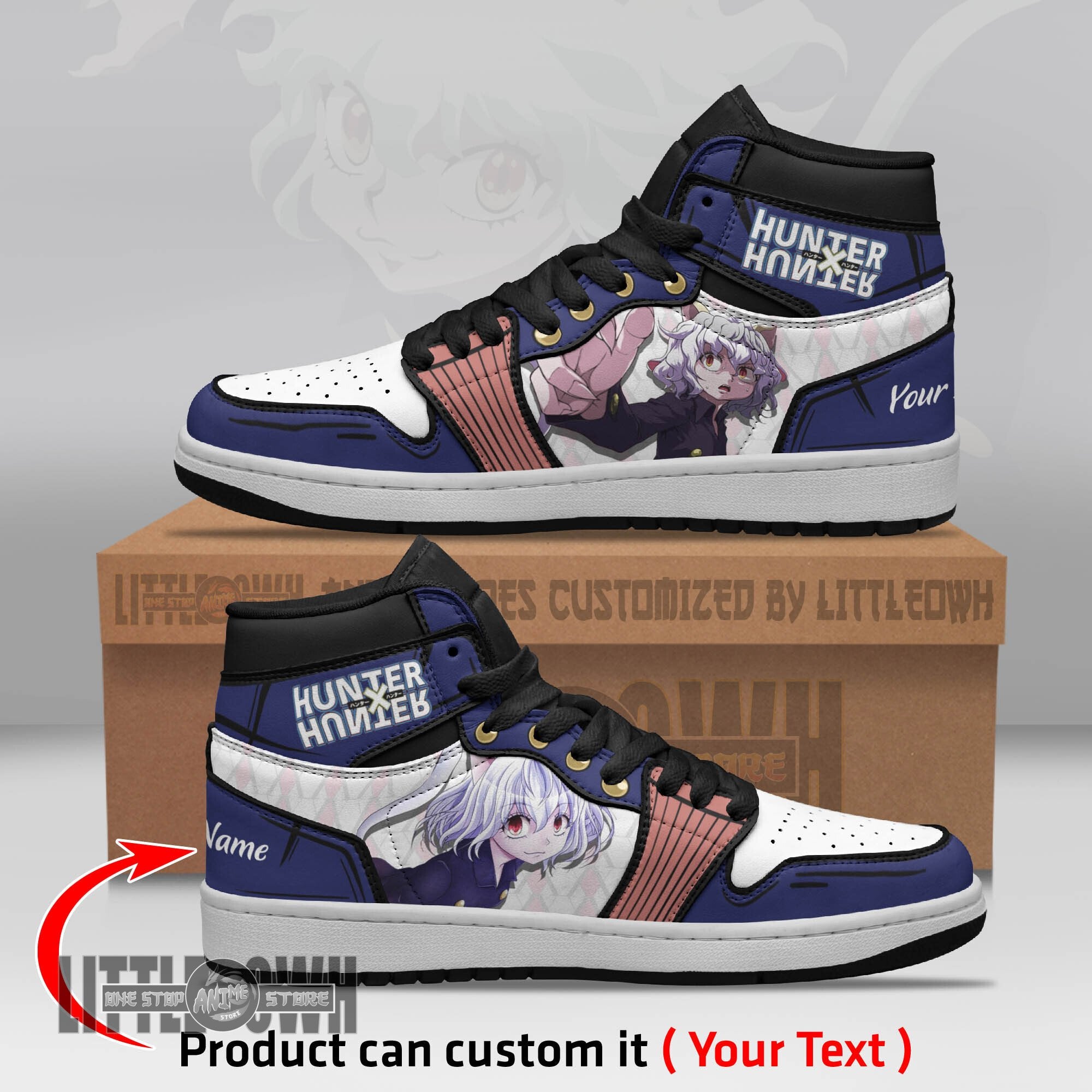 Ideafootwear Neferpitou AJ1 High Sneakers Shoes For Men And Women