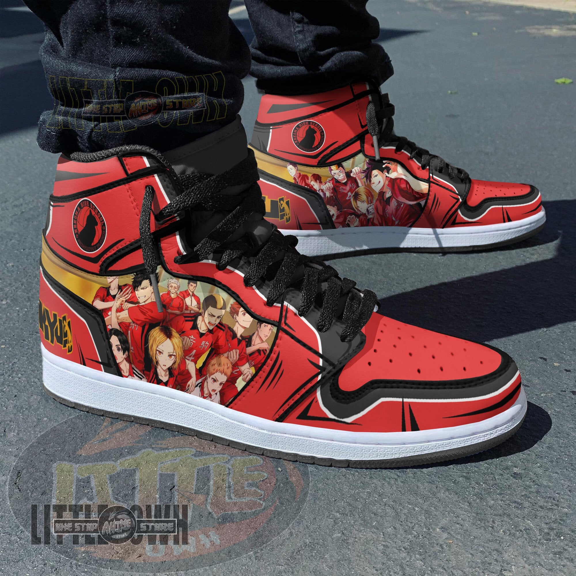 Ideafootwear Nekoma AJ1 High Sneakers Shoes For Men And Women