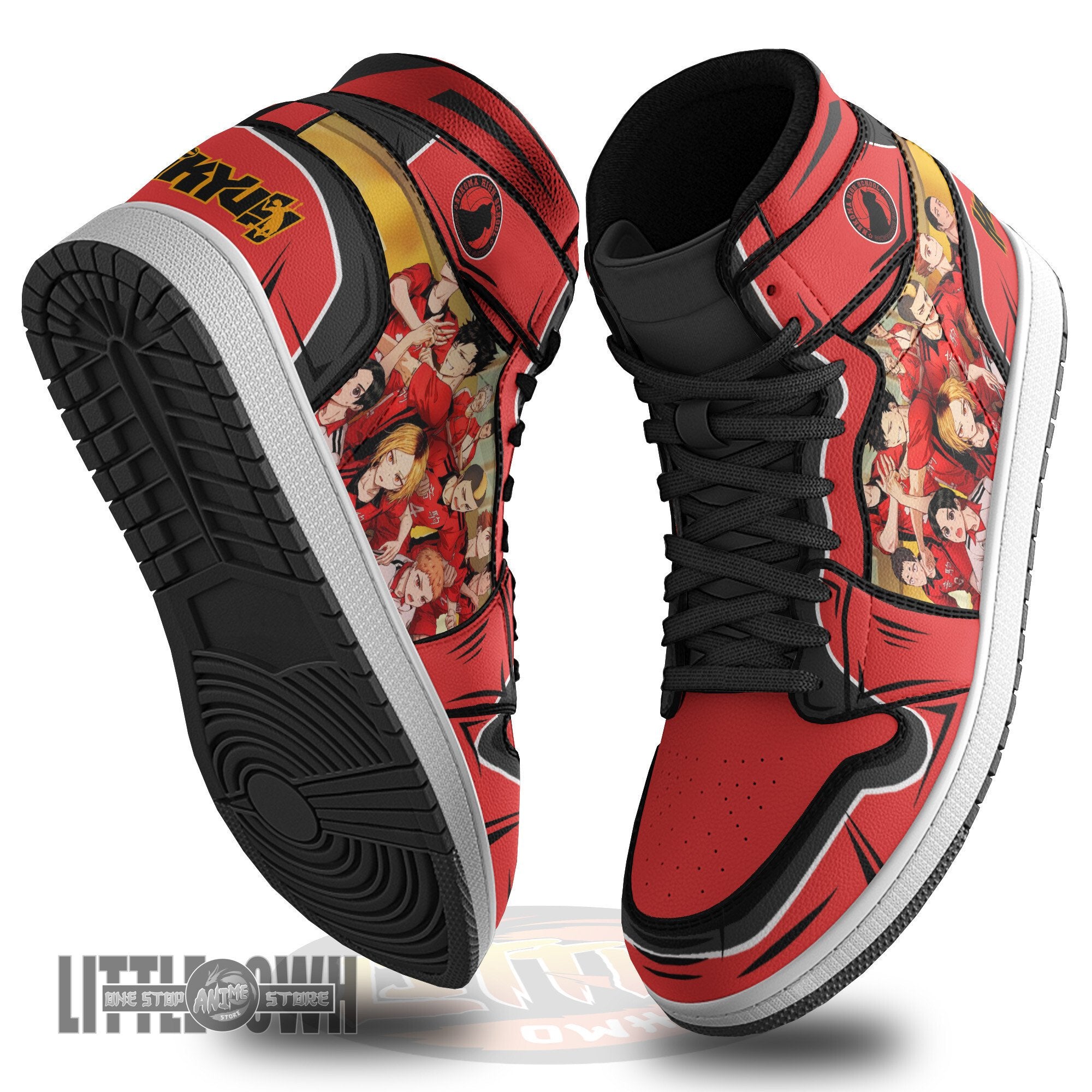 Ideafootwear Nekoma AJ1 High Sneakers Shoes For Men And Women