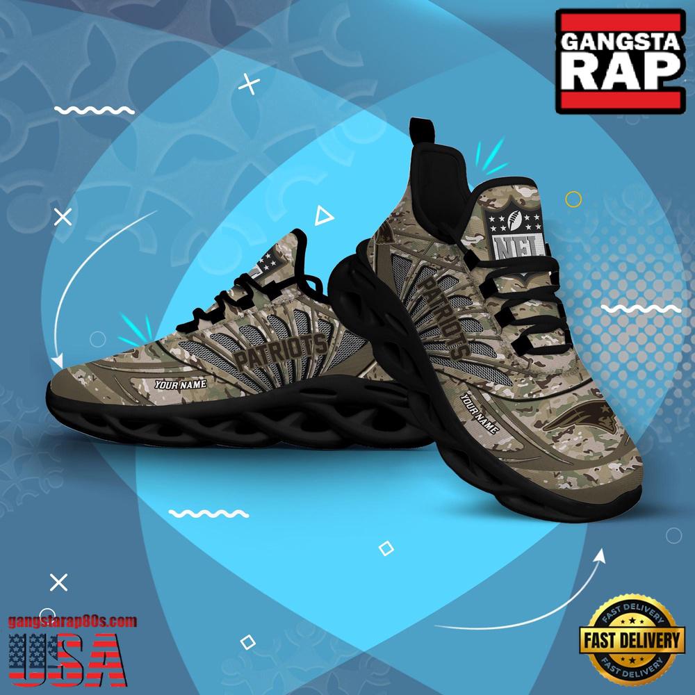 Ideafootwear New England Patriots Max Soul Shoes Sneakers For Men And Women