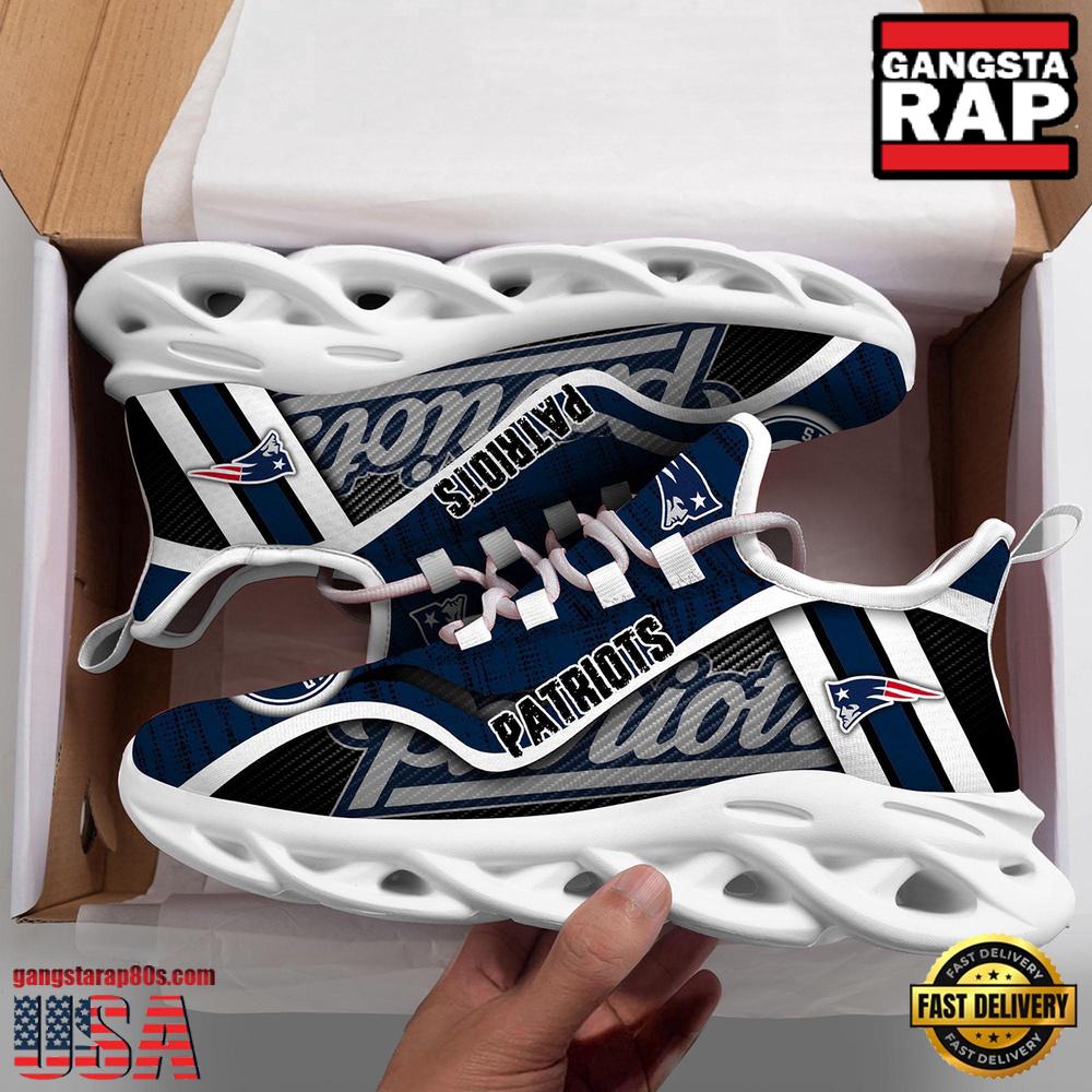 Ideafootwear New England Patriots  Max Soul Shoes Sneakers For Men And Women