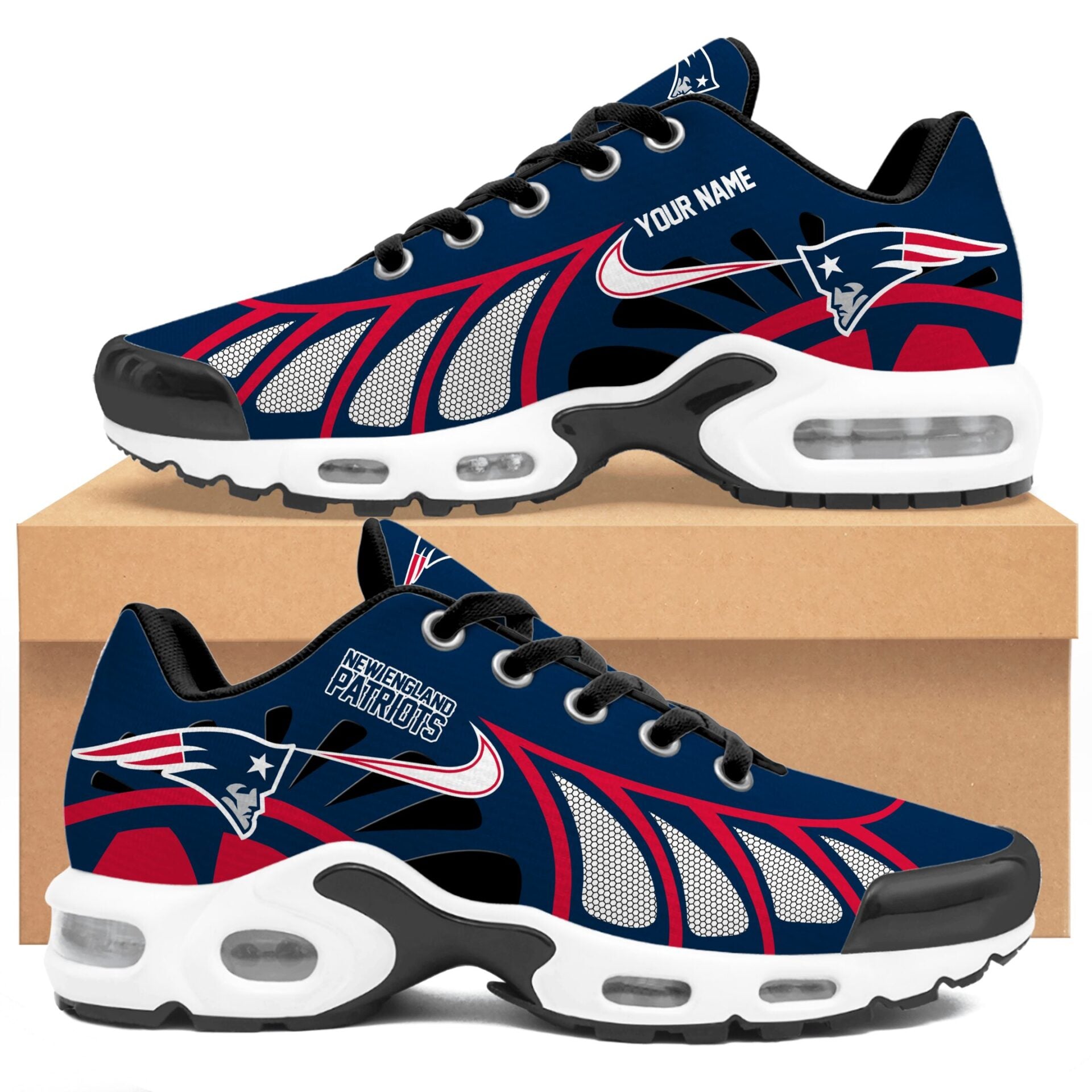Ideafootwear New England Patriots TN Shoes Sneakers For Men And Women