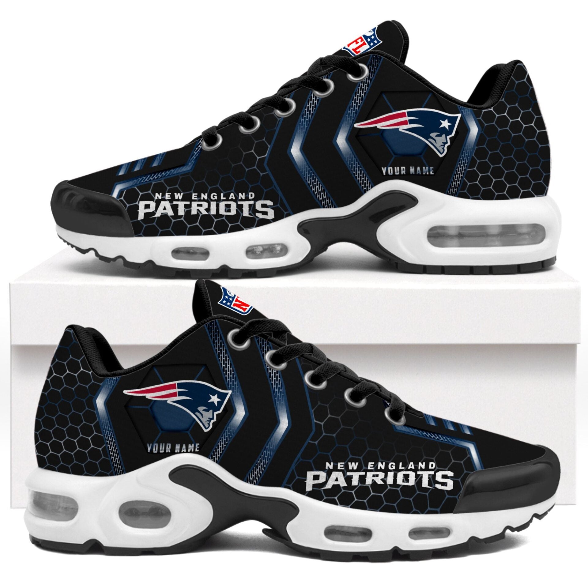 Ideafootwear New England Patriots TN Shoes Sneakers For Men And Women