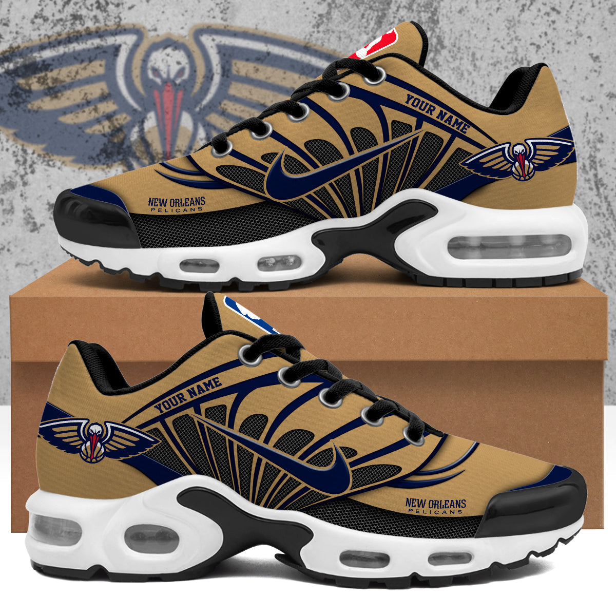 Ideafootwear New Orleans Pelicans TN Shoes Sneakers For Men And Women