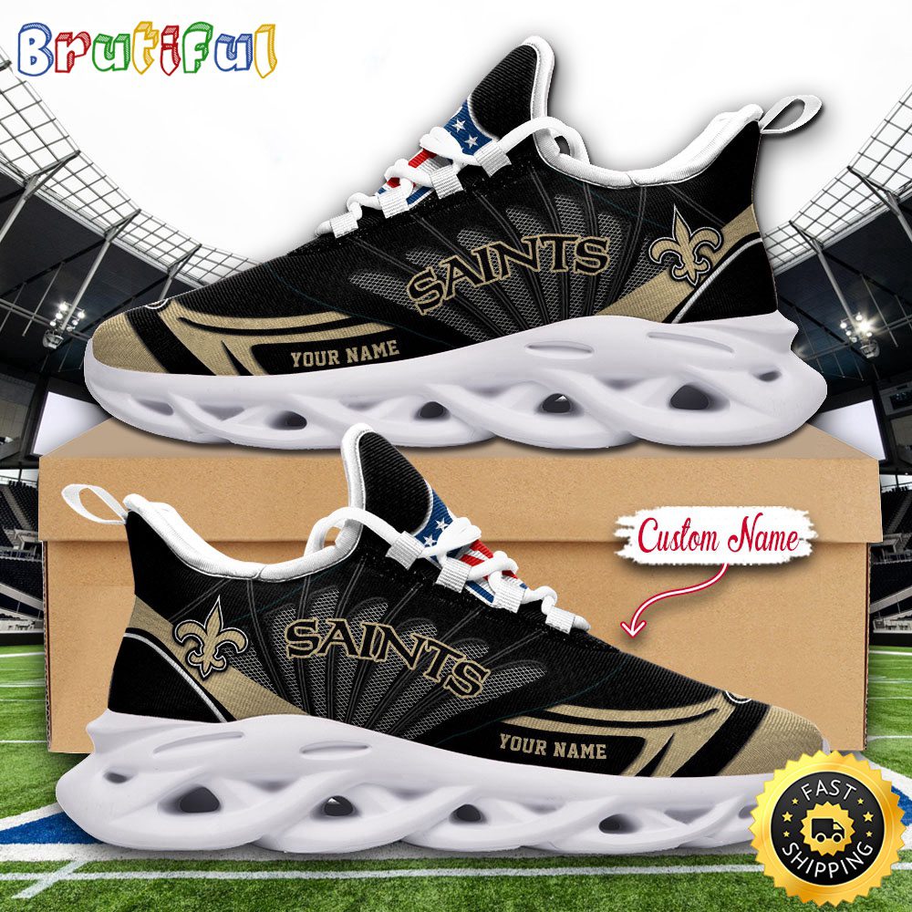 Ideafootwear New Orleans Saints Max Soul Shoes Sneakers For Men And Women