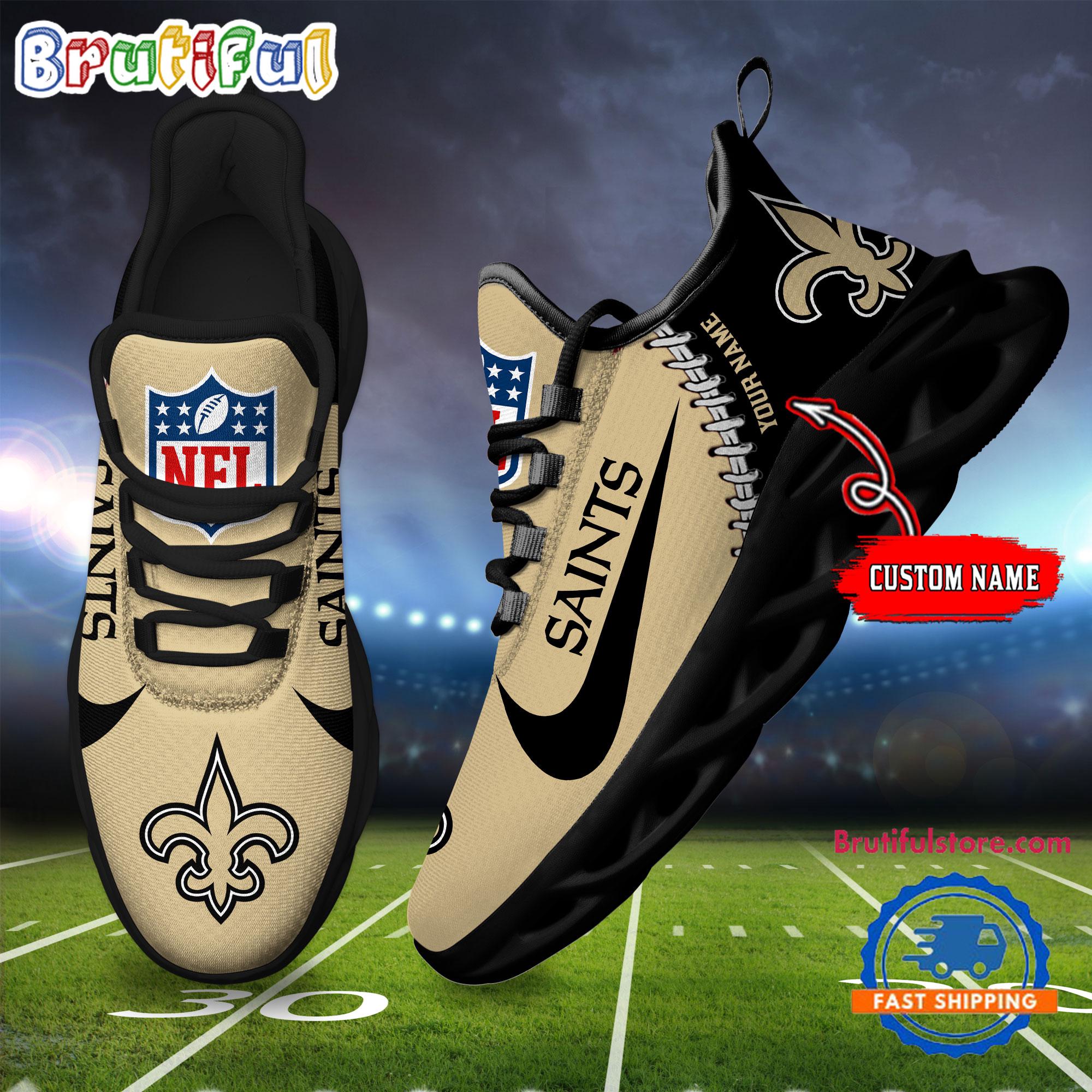 Ideafootwear New Orleans Saints Max Soul Shoes Sneakers For Men And Women