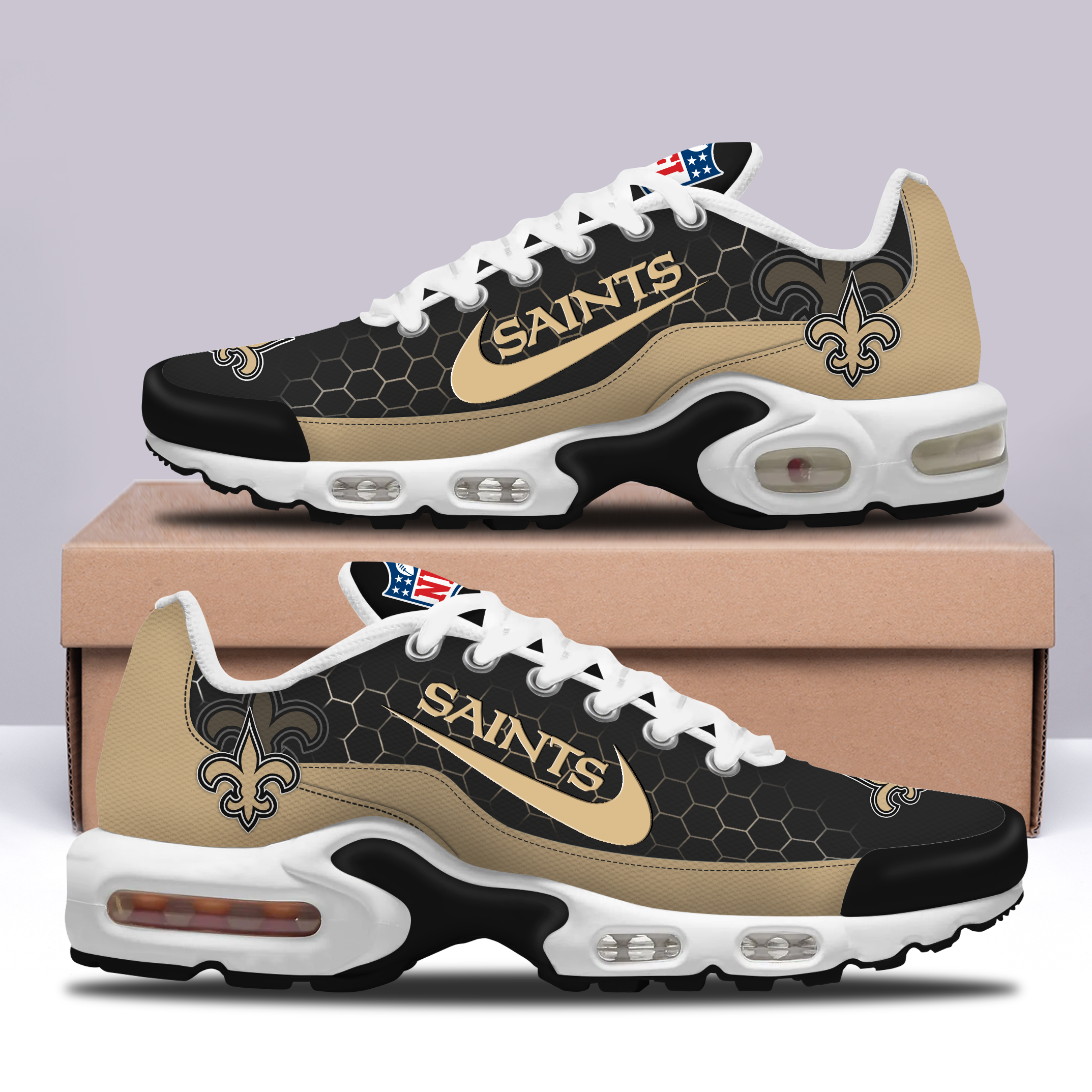 Ideafootwear New Orleans Saints TN Shoes Sneakers For Men And Women