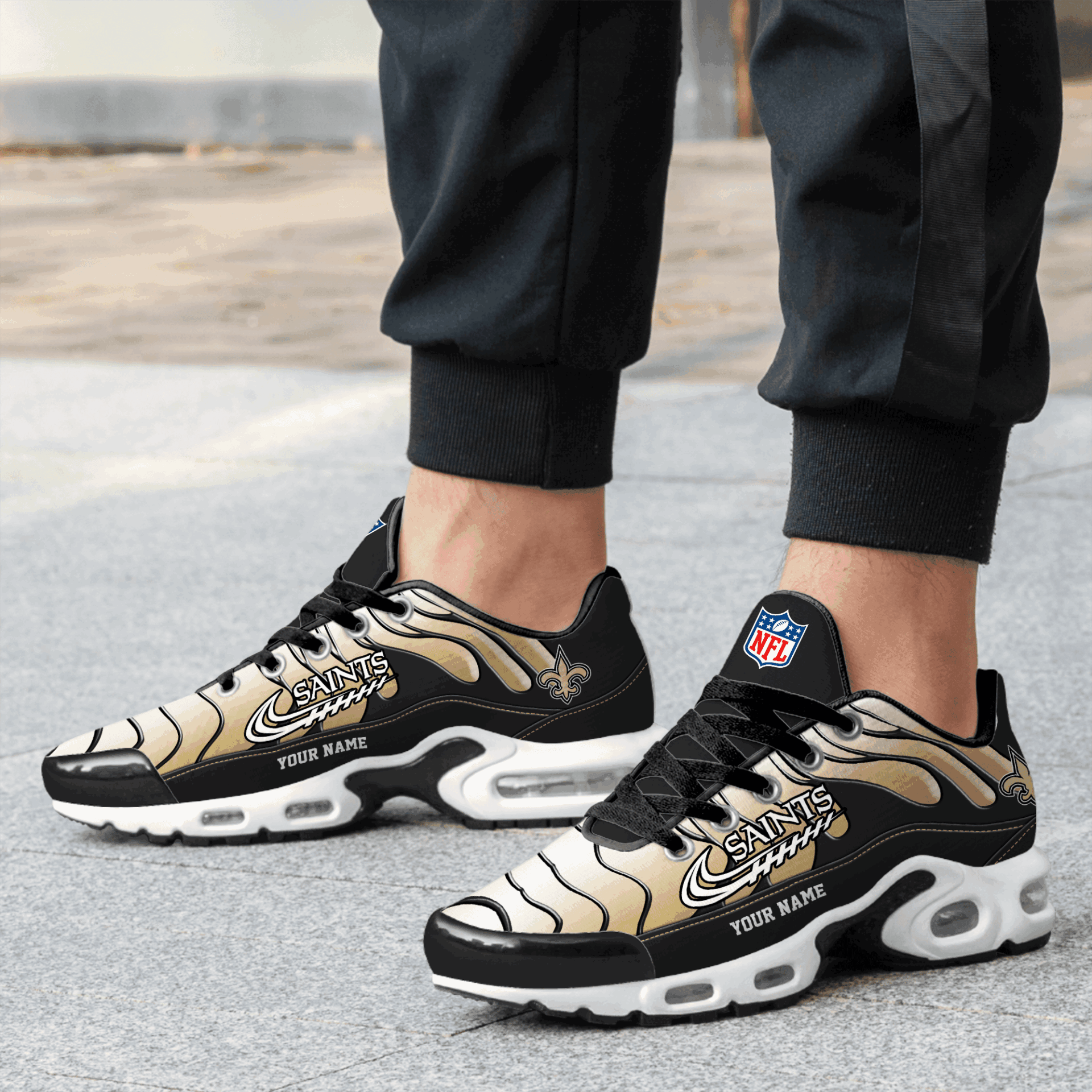Ideafootwear New Orleans Saints TN Shoes Sneakers For Men And Women