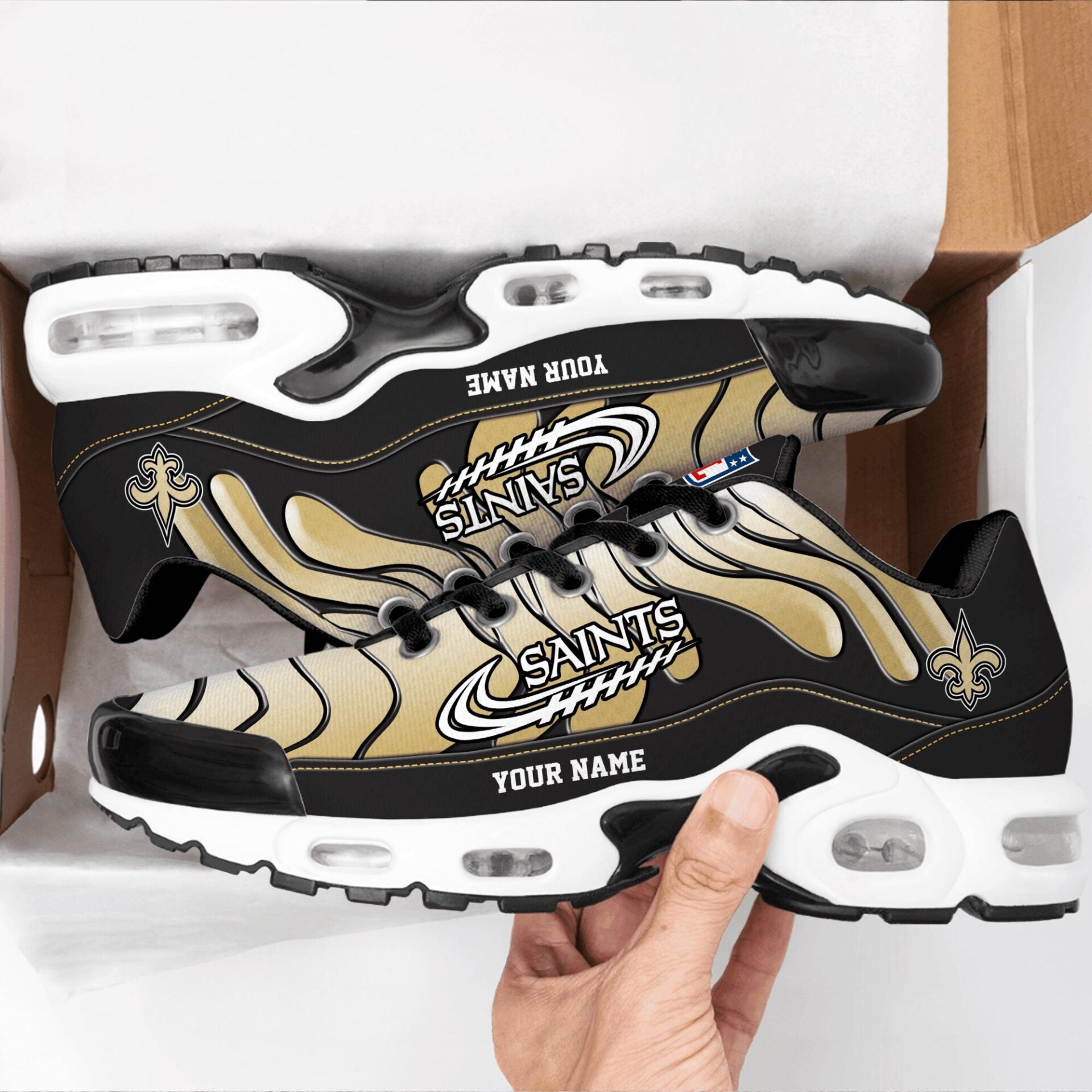 Ideafootwear New Orleans Saints TN Shoes Sneakers For Men And Women
