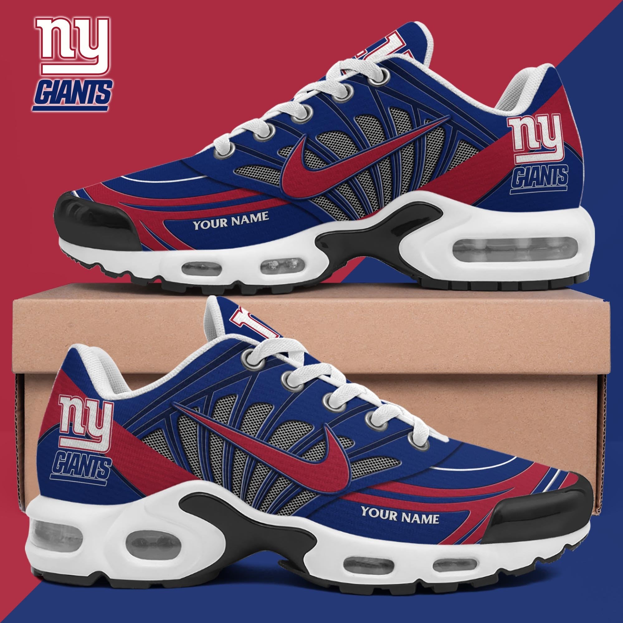 Ideafootwear New York Giants TN Shoes Sneakers For Men And Women