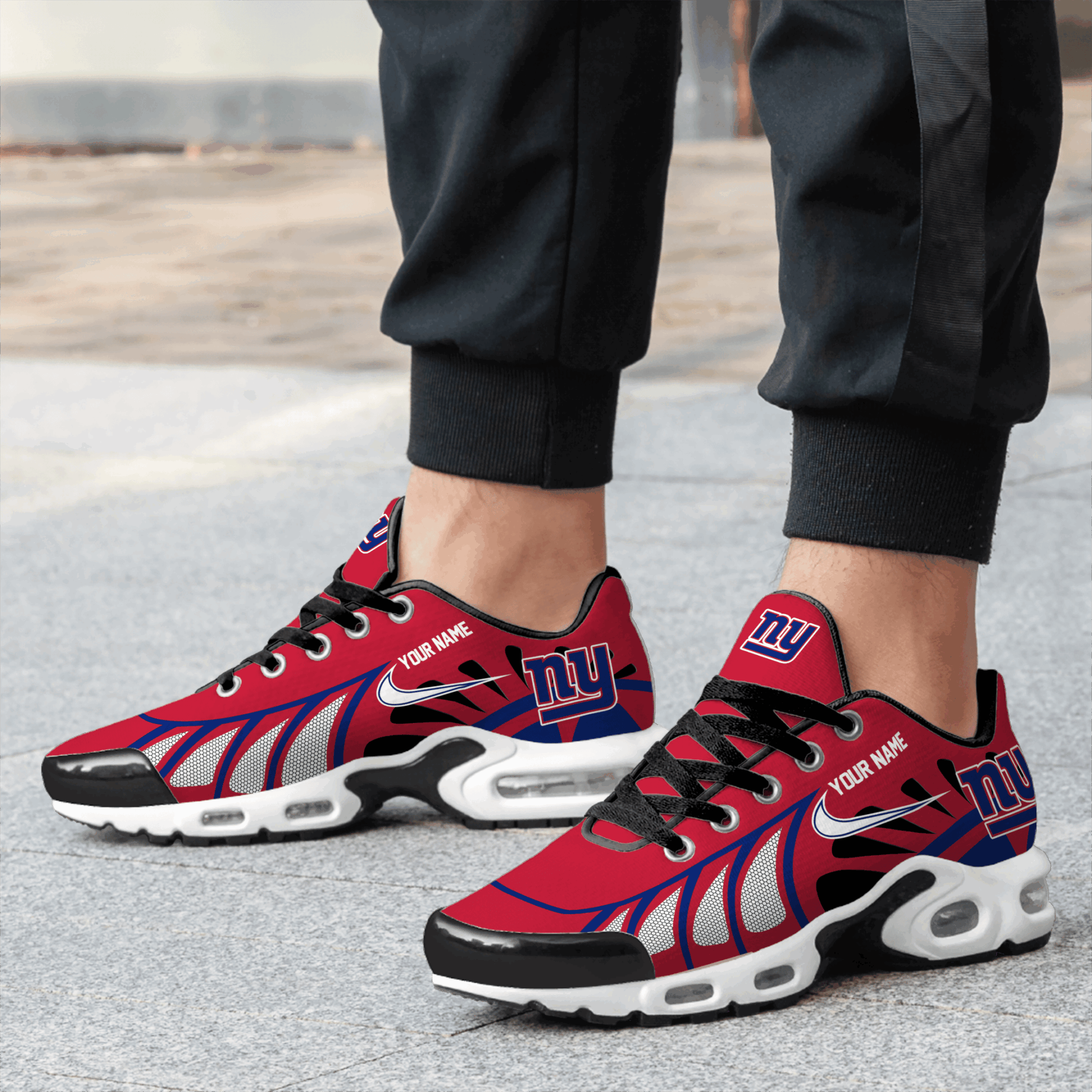 Ideafootwear New York Giants TN Shoes Sneakers For Men And Women