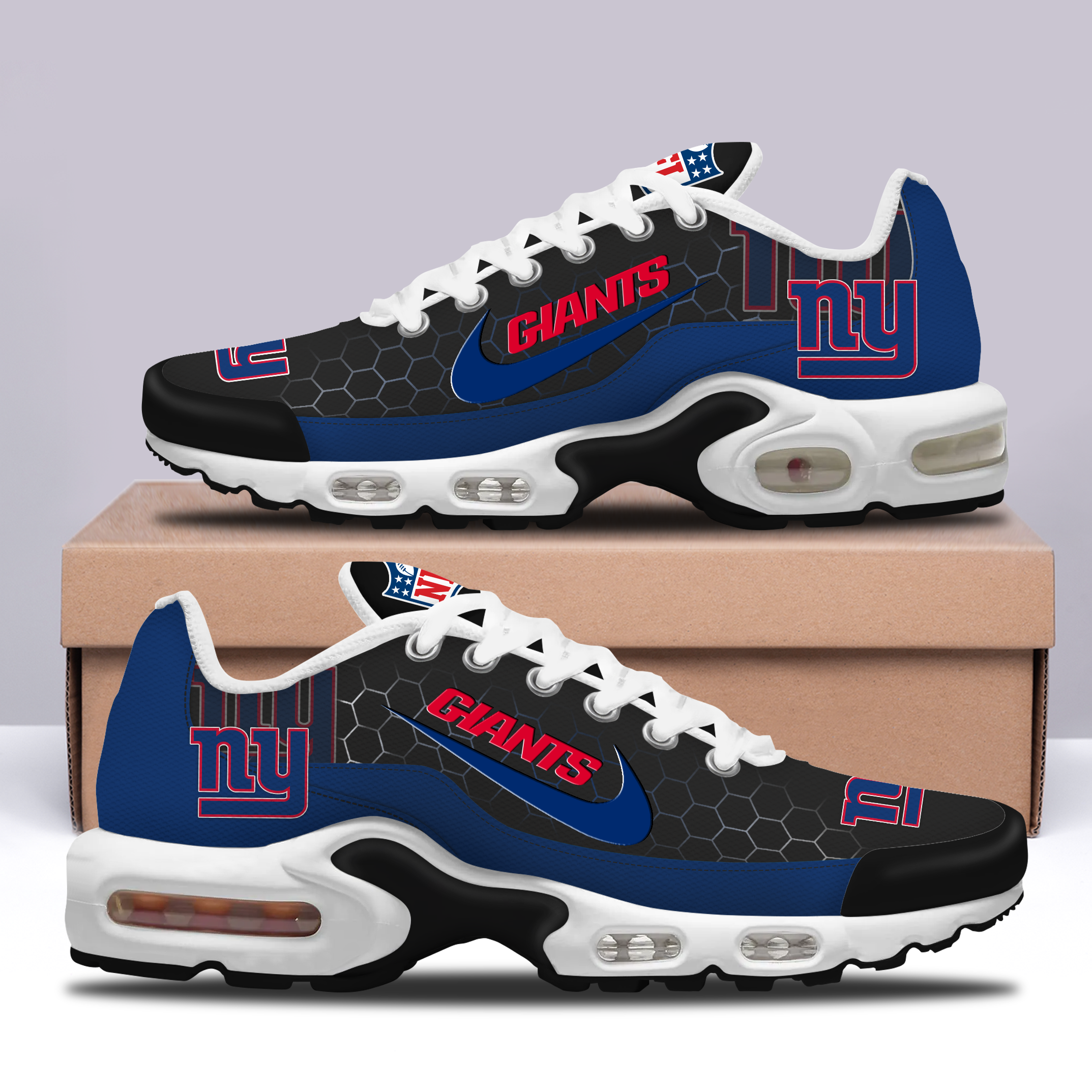 Ideafootwear New York Giants TN Shoes Sneakers For Men And Women