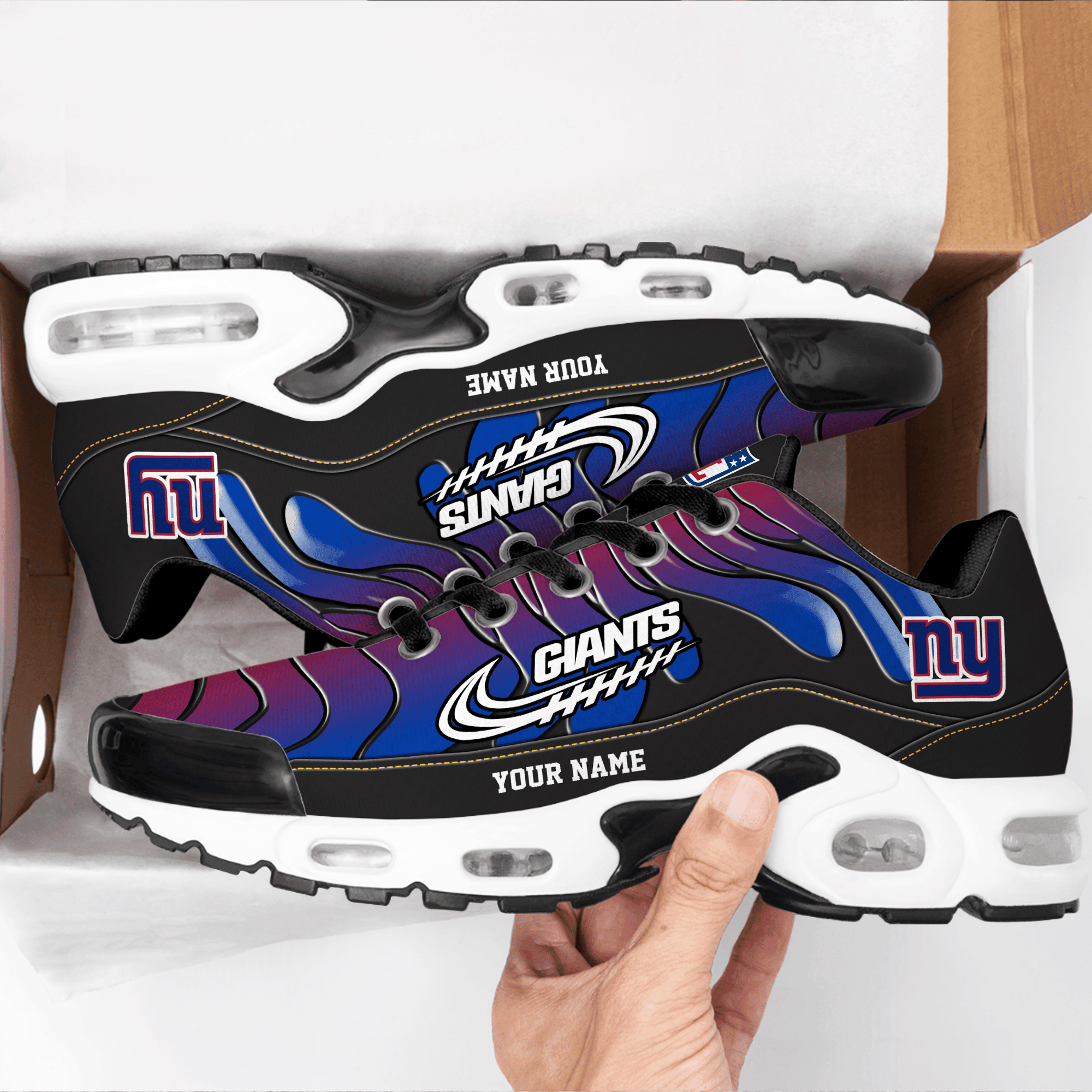 Ideafootwear New York Giants TN Shoes Sneakers For Men And Women