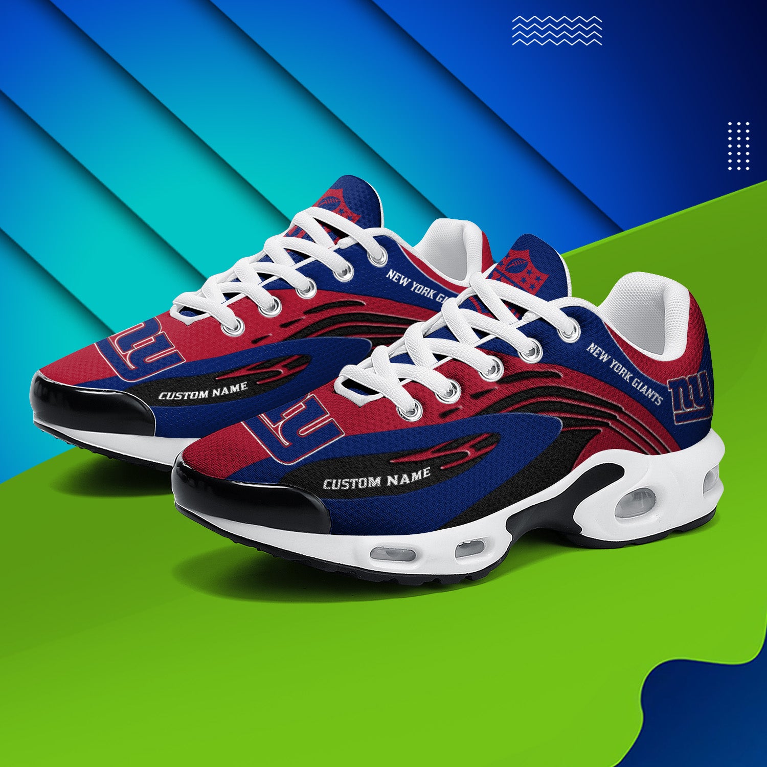 Ideafootwear New York Giants TN Shoes Sneakers For Men And Women