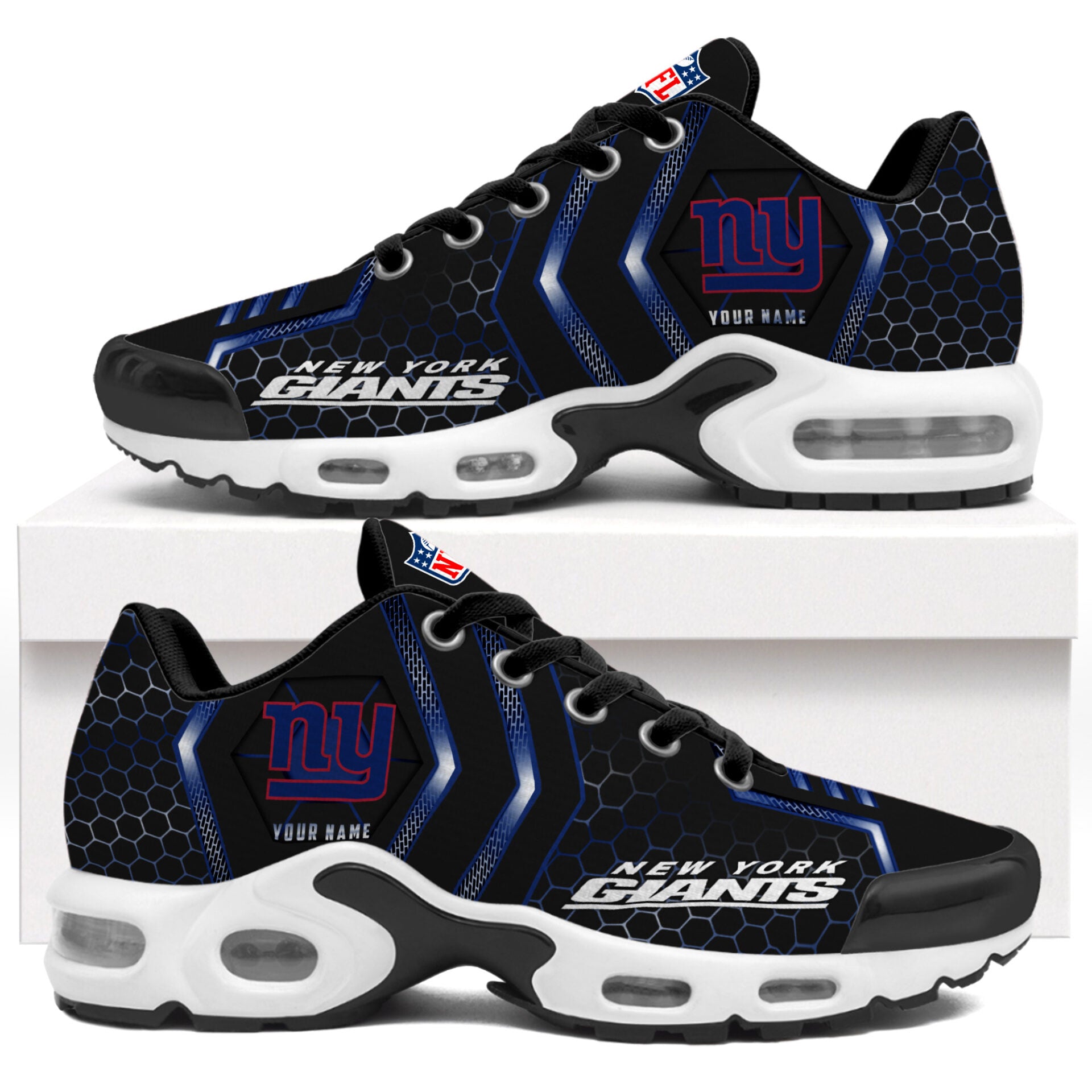 Ideafootwear New York Giants TN Shoes Sneakers For Men And Women