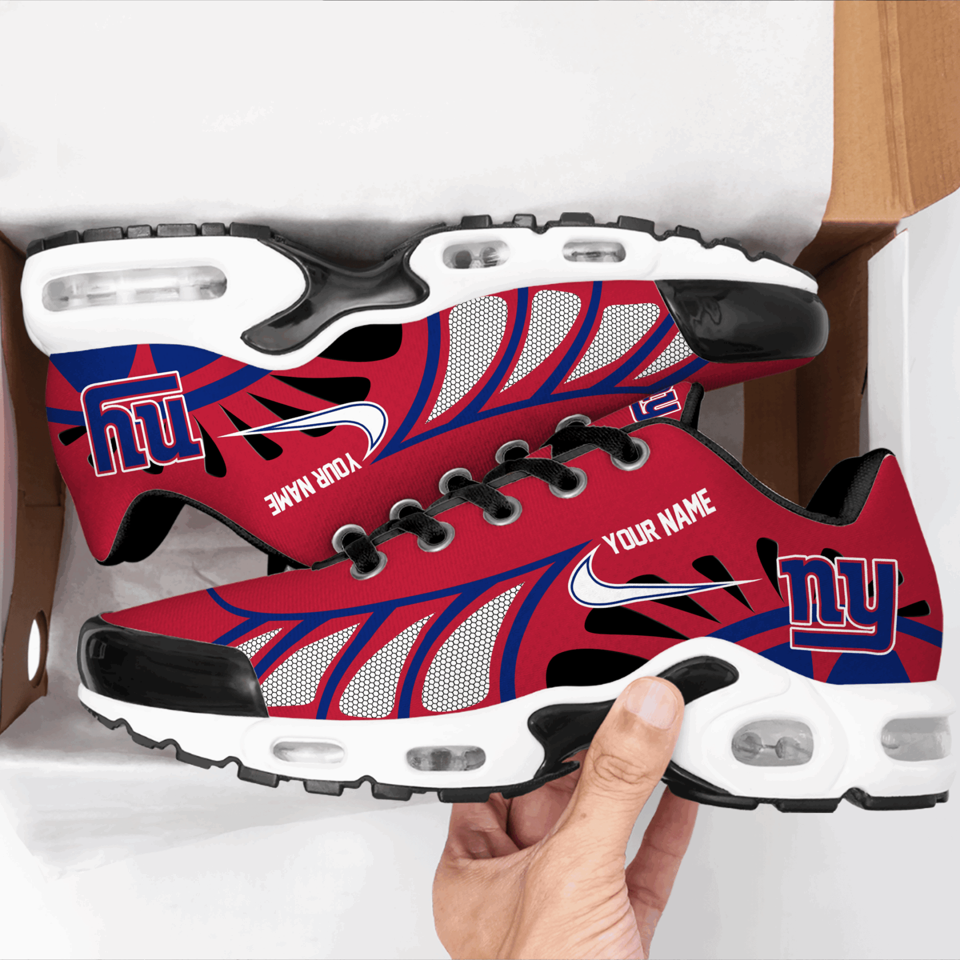 Ideafootwear New York Giants TN Shoes Sneakers For Men And Women