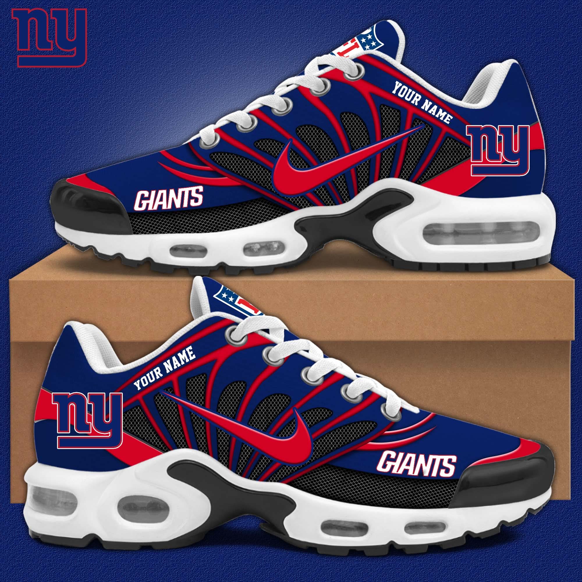 Ideafootwear New York Giants TN Shoes Sneakers For Men And Women