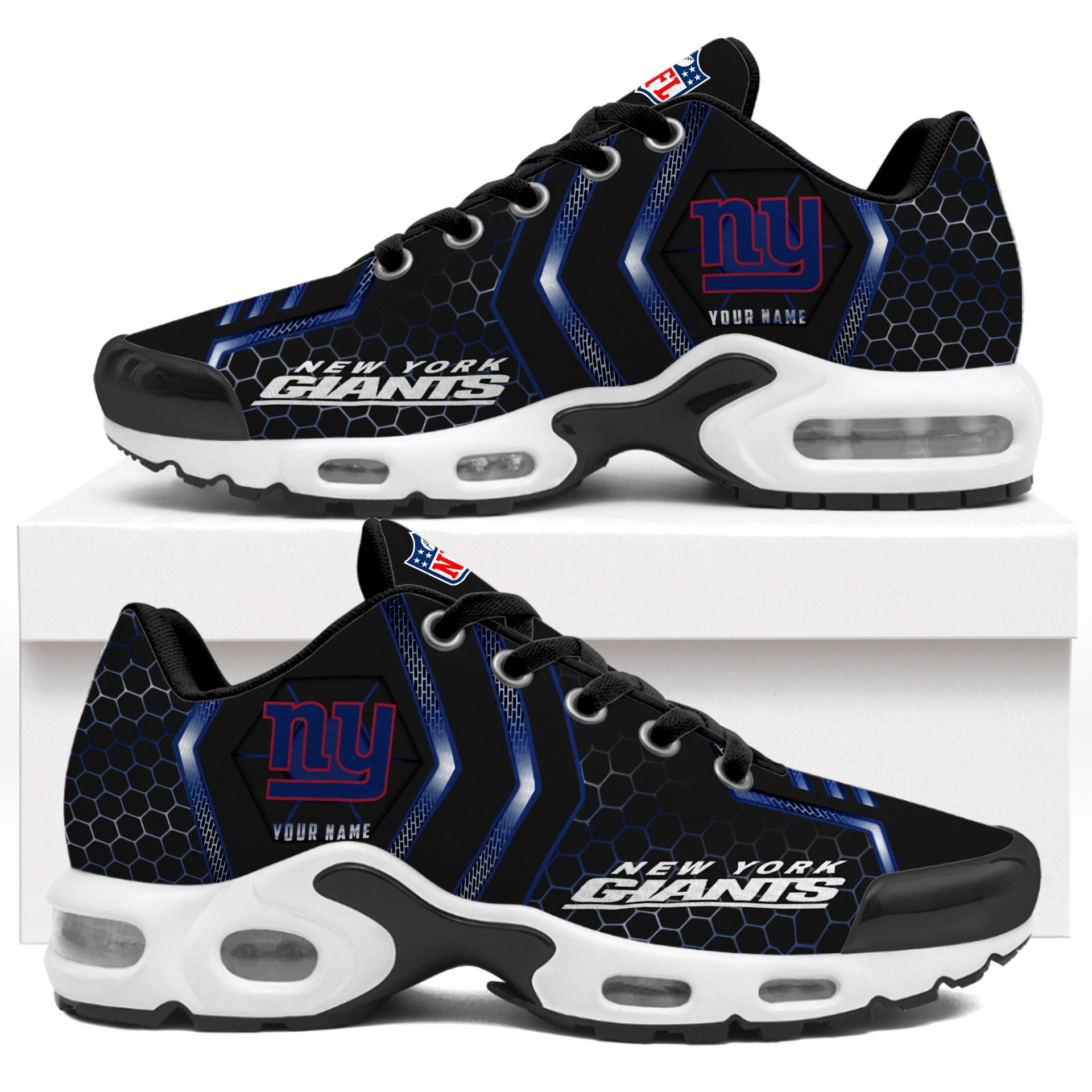 Ideafootwear New York Giants TN Shoes Sneakers For Men And Women