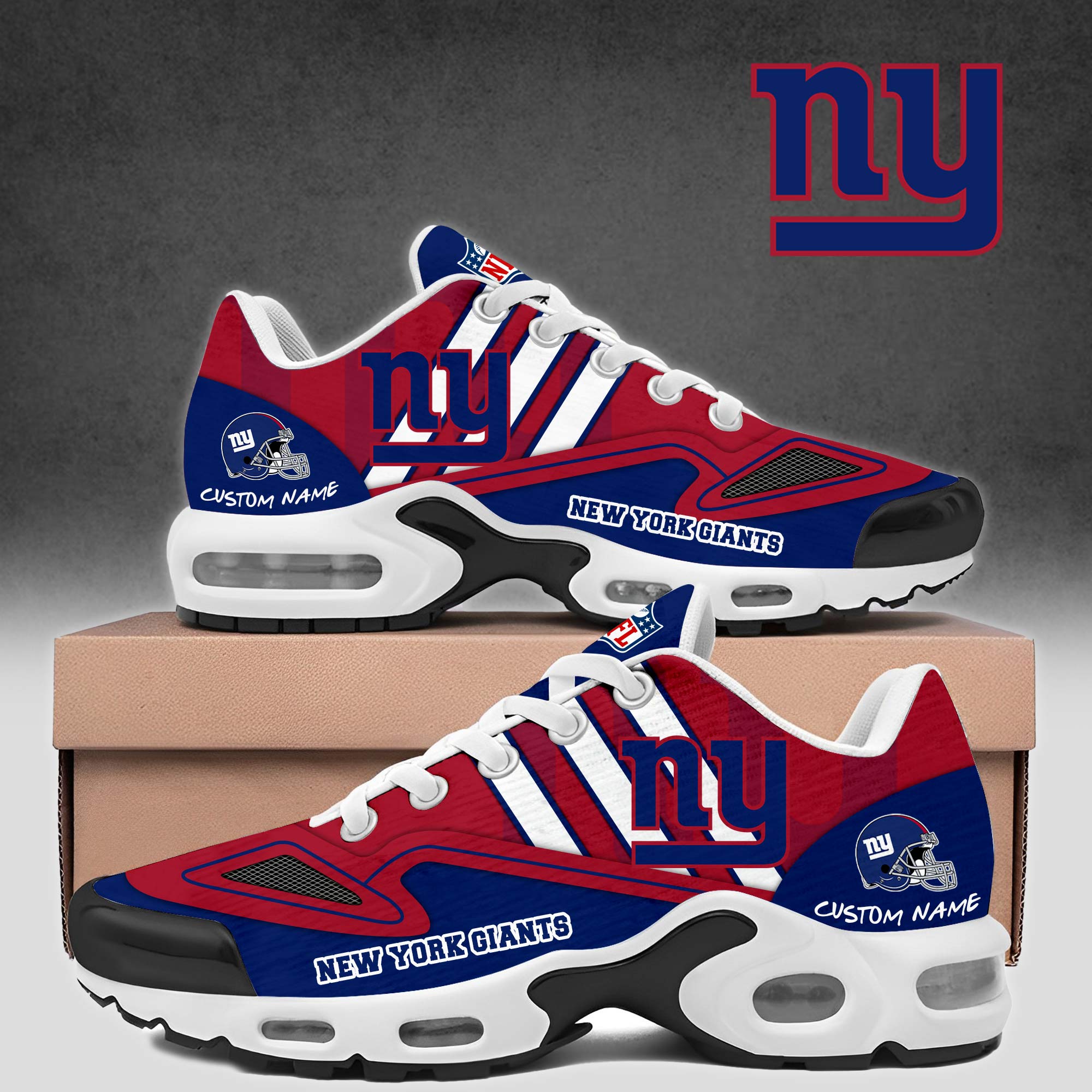 Ideafootwear New York Giants TN Shoes Sneakers For Men And Women