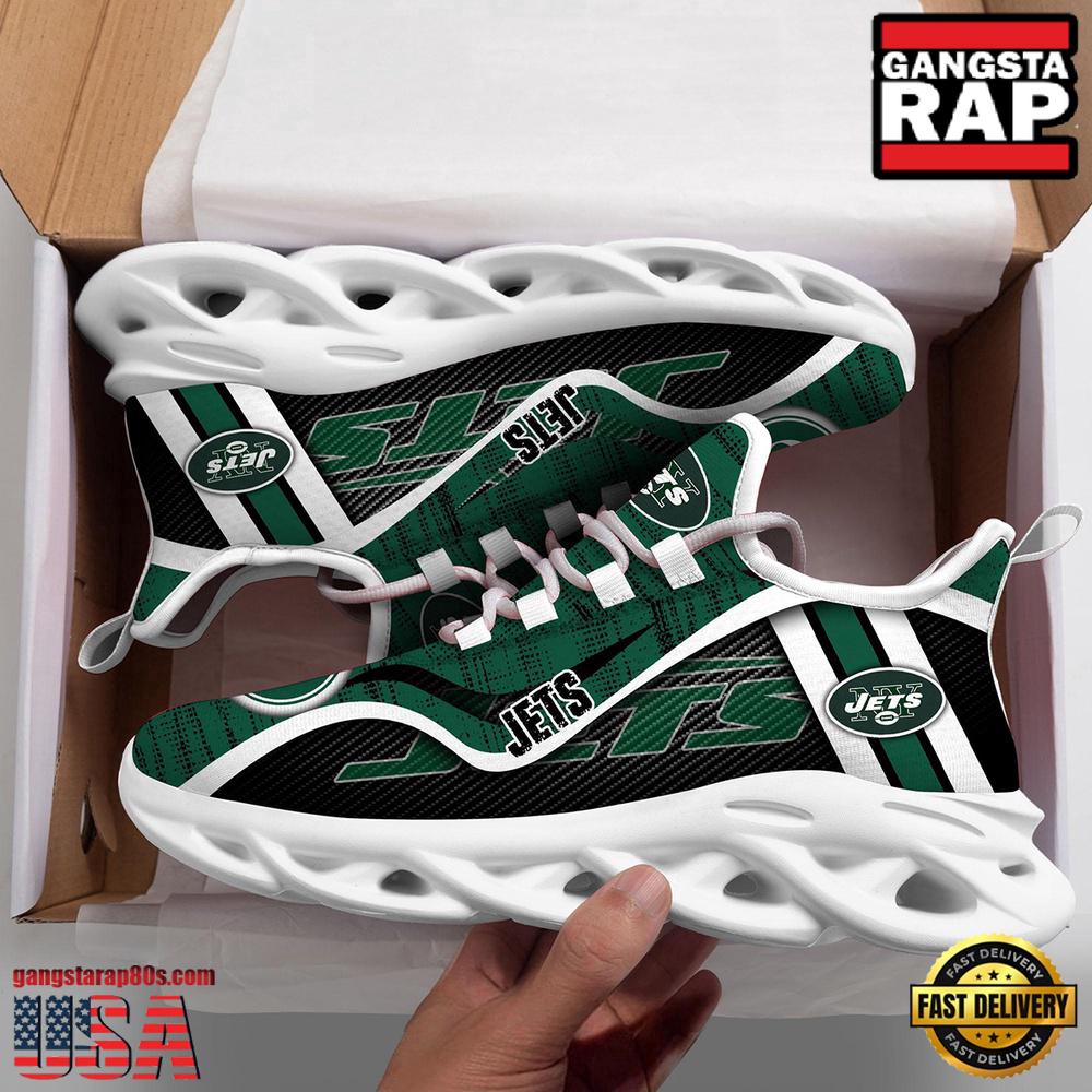 Ideafootwear New York Jets  Max Soul Shoes Sneakers For Men And Women