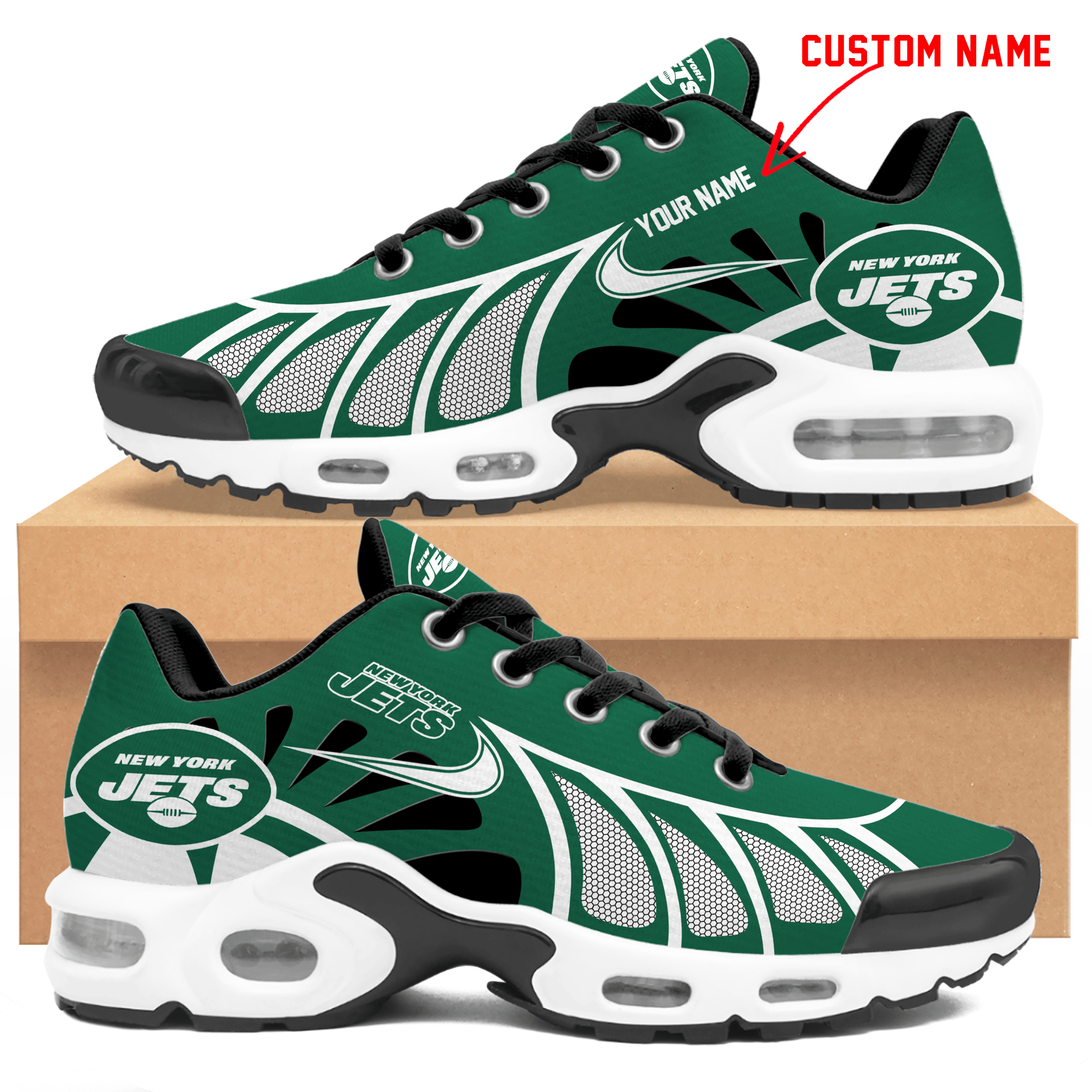Ideafootwear New York Jets TN Shoes Sneakers For Men And Women