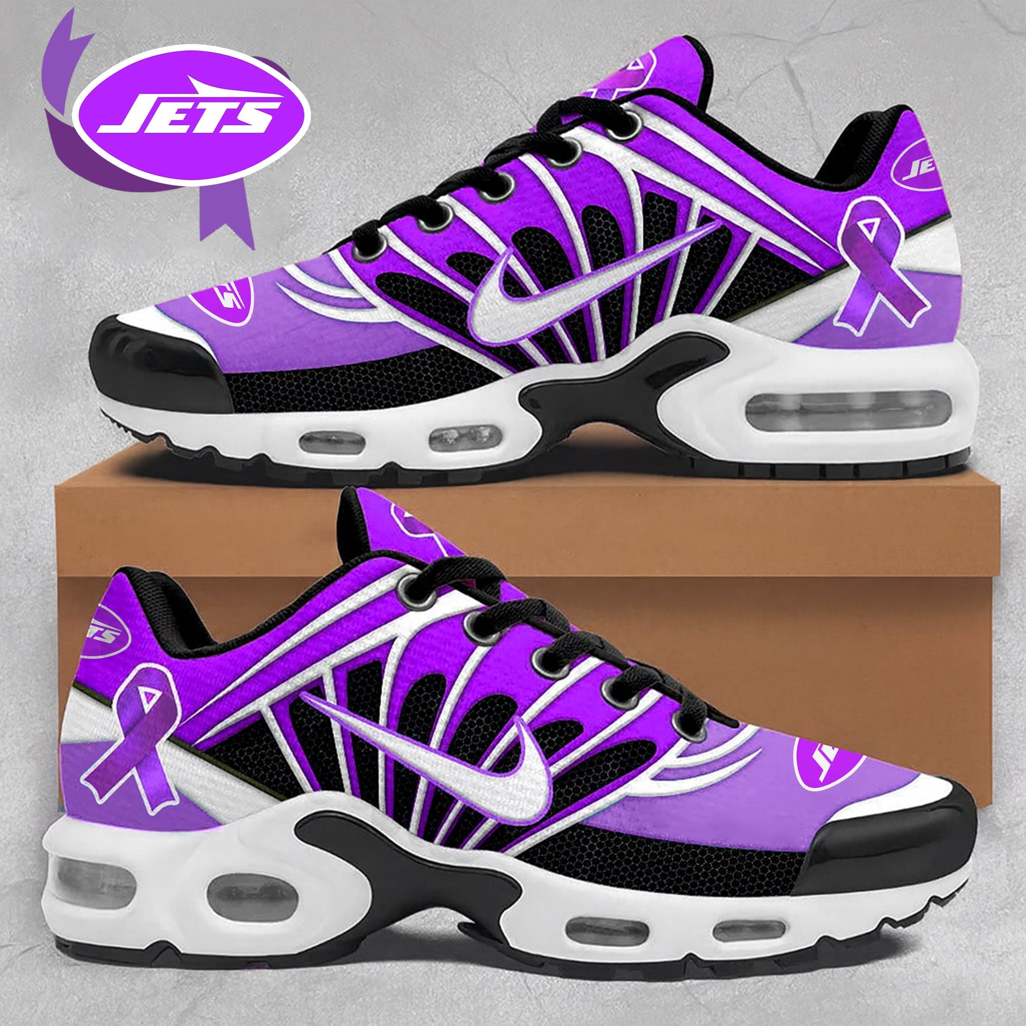 Ideafootwear New York Jets TN Shoes Sneakers For Men And Women