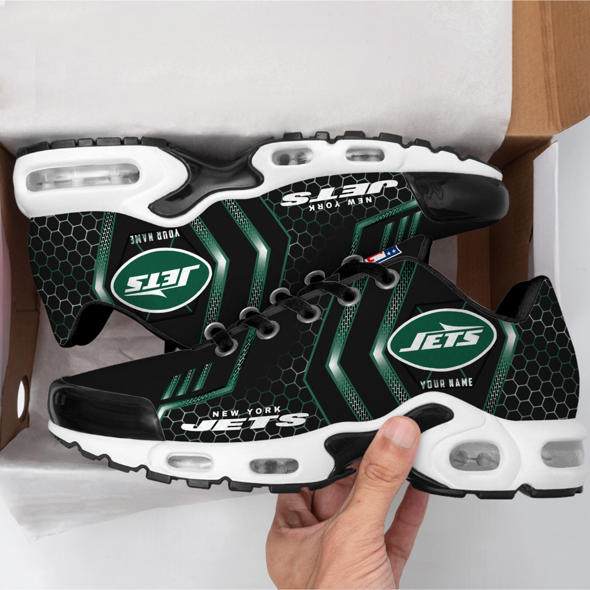 Ideafootwear New York Jets TN Shoes Sneakers For Men And Women