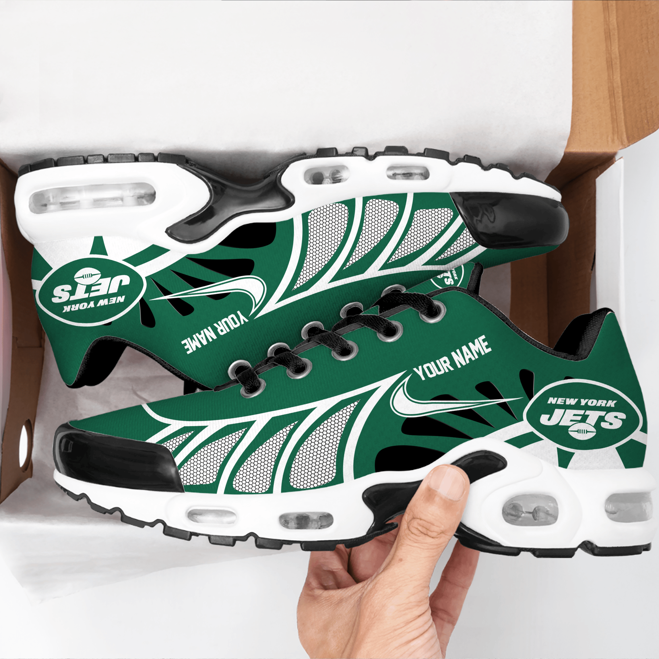 Ideafootwear New York Jets TN Shoes Sneakers For Men And Women