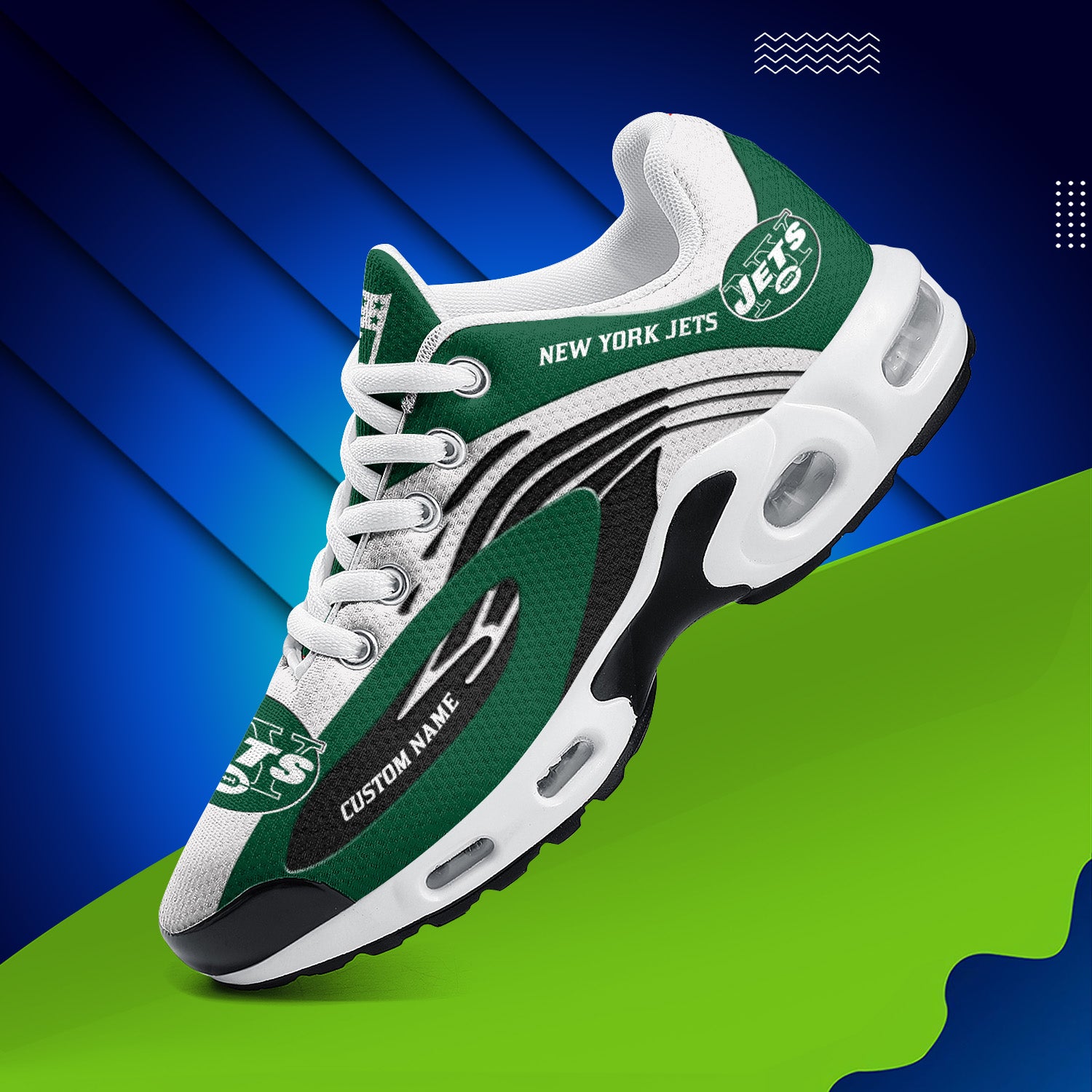 Ideafootwear New York Jets TN Shoes Sneakers For Men And Women