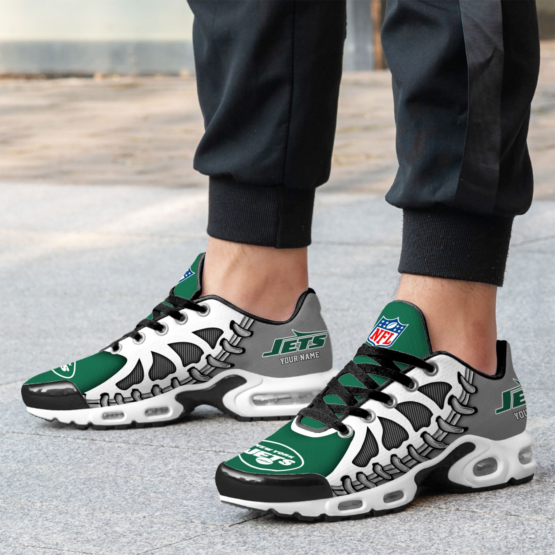 Ideafootwear New York Jets TN Shoes Sneakers For Men And Women