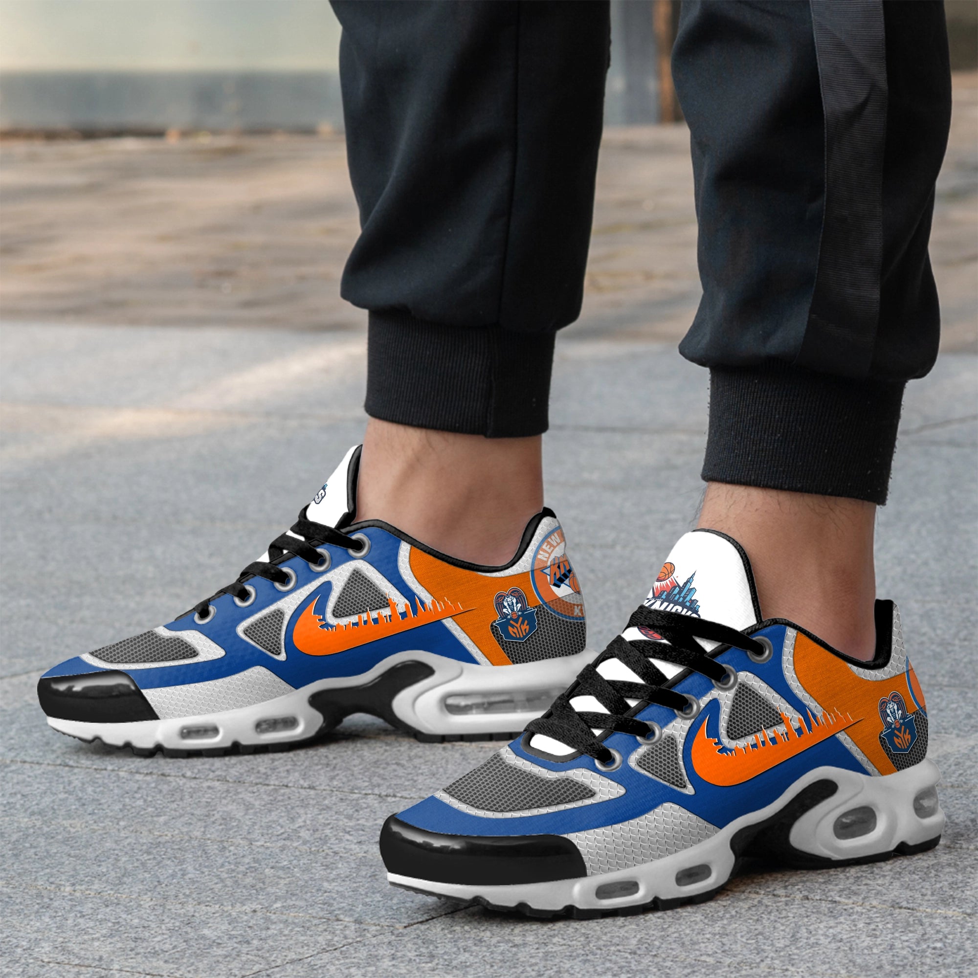 Ideafootwear New York Knicks TN Shoes Sneakers For Men And Women