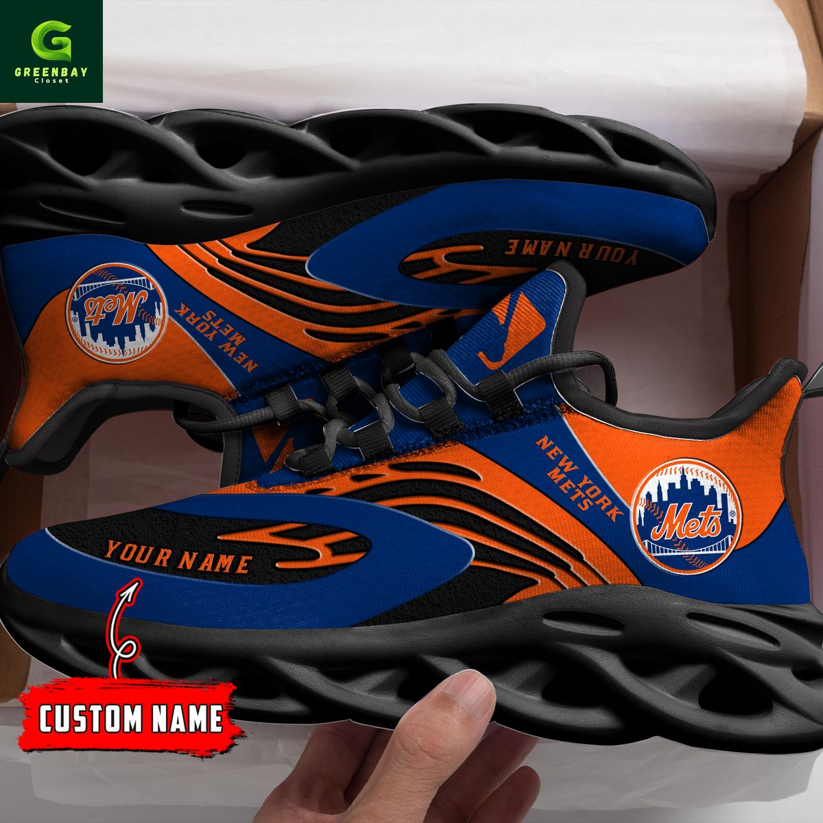 Ideafootwear New York Mets Max Soul Shoes Sneakers For Men And Women