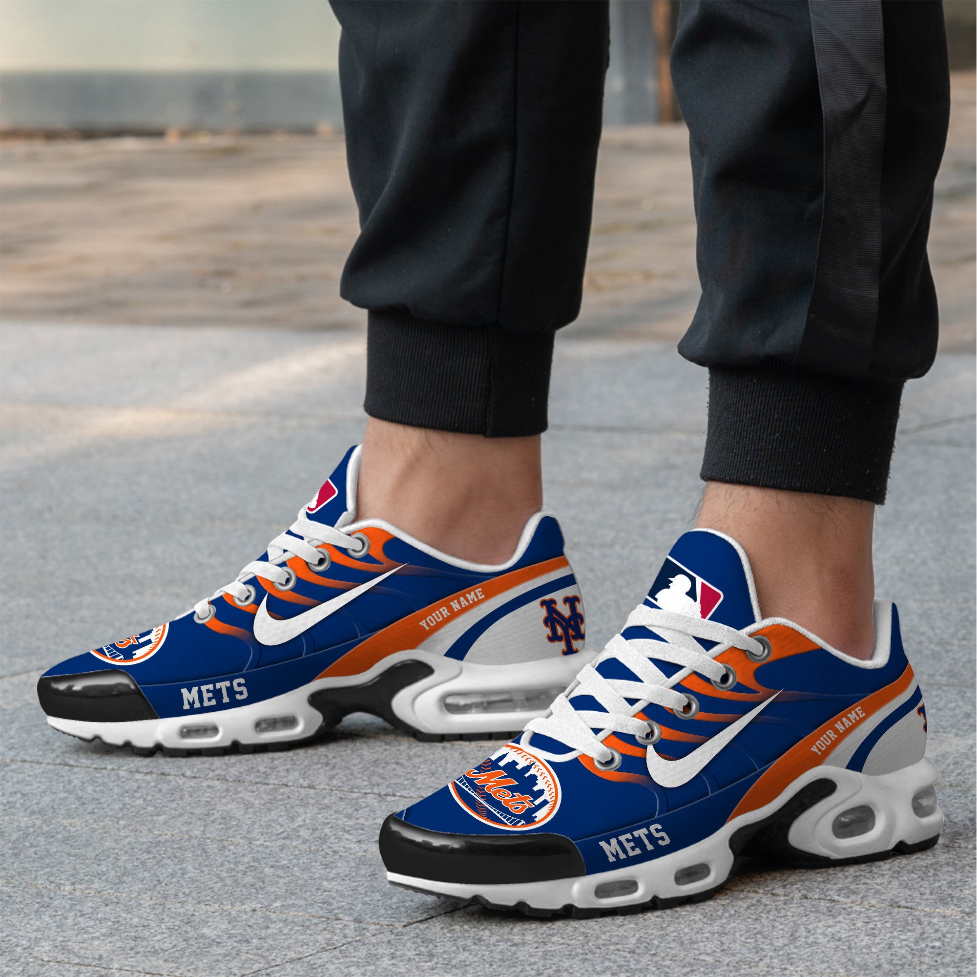 Ideafootwear New York Mets TN Shoes Sneakers For Men And Women