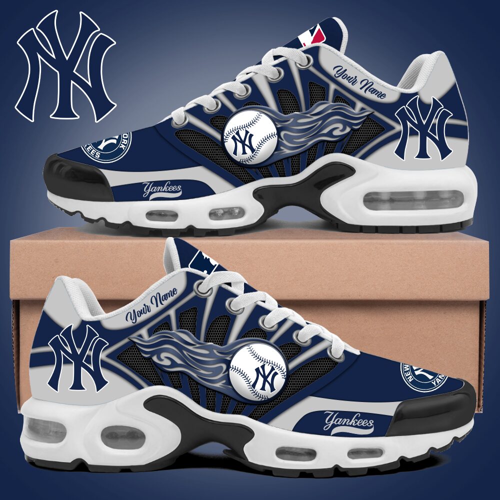 Ideafootwear New York Yankees TN Shoes Sneakers For Men And Women