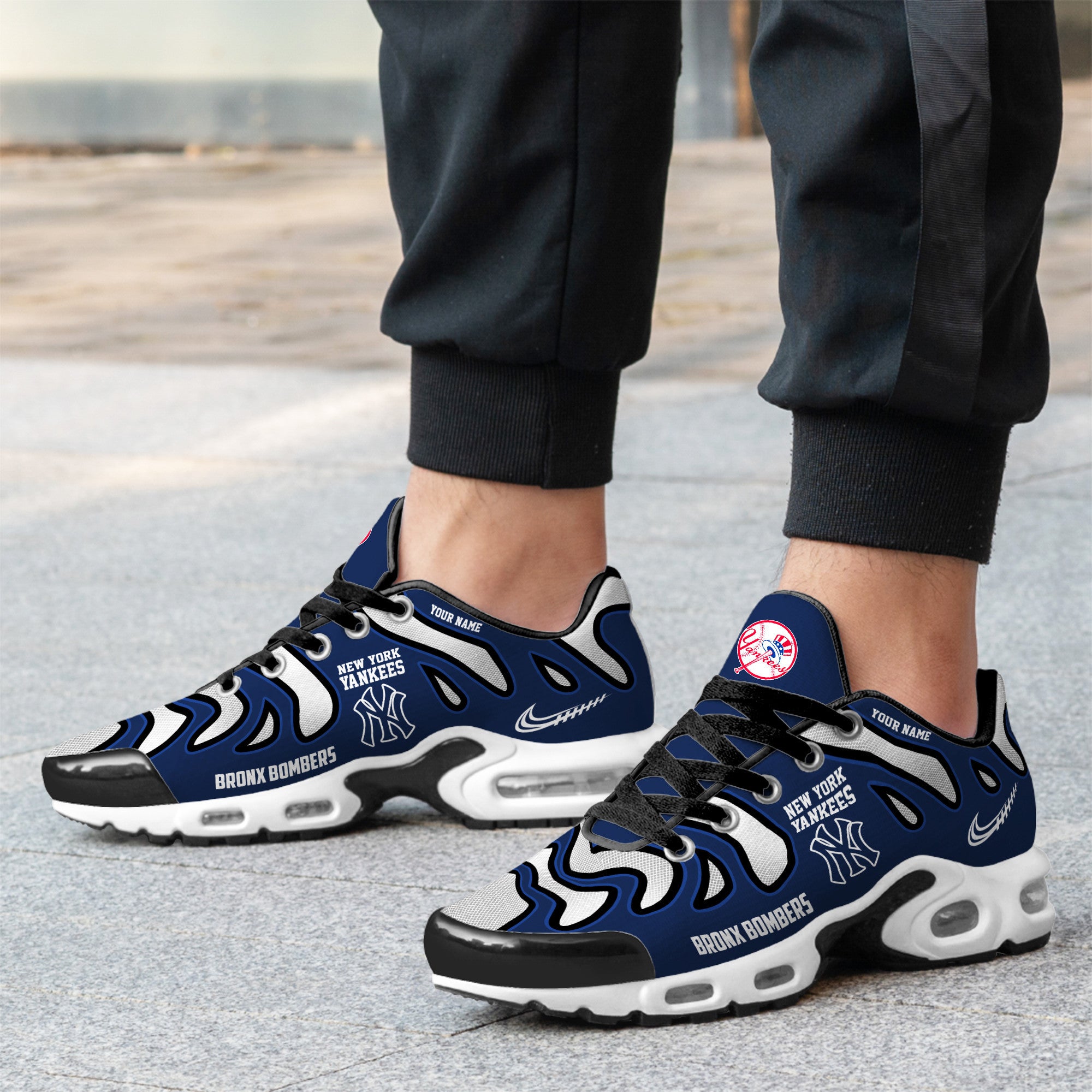 Ideafootwear New York Yankees TN Shoes Sneakers For Men And Women