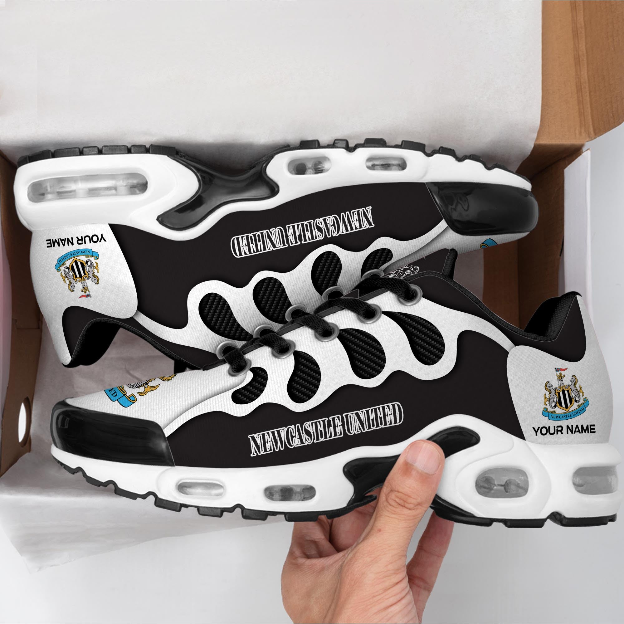 Ideafootwear Newcastle United TN Shoes Sneakers For Men And Women