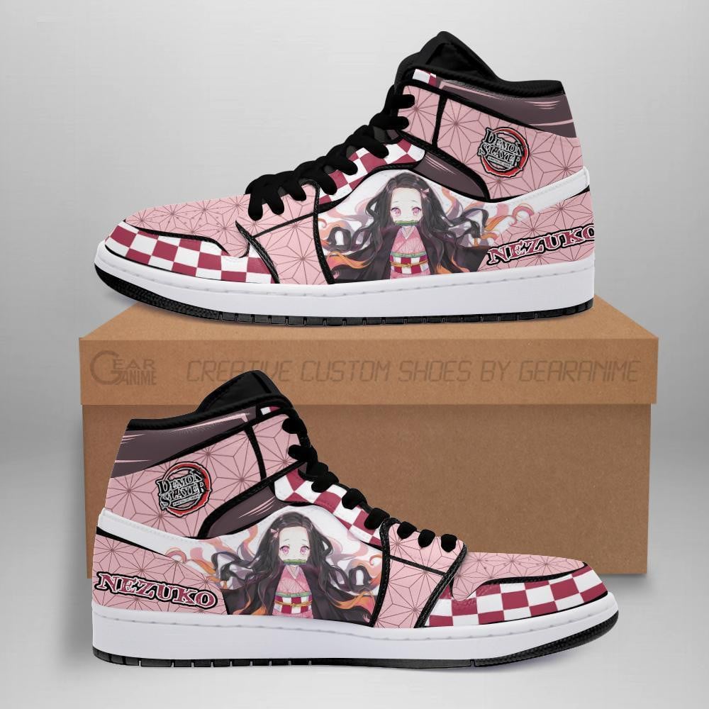 Ideafootwear Nezuko AJ1 High Sneakers Shoes For Men And Women