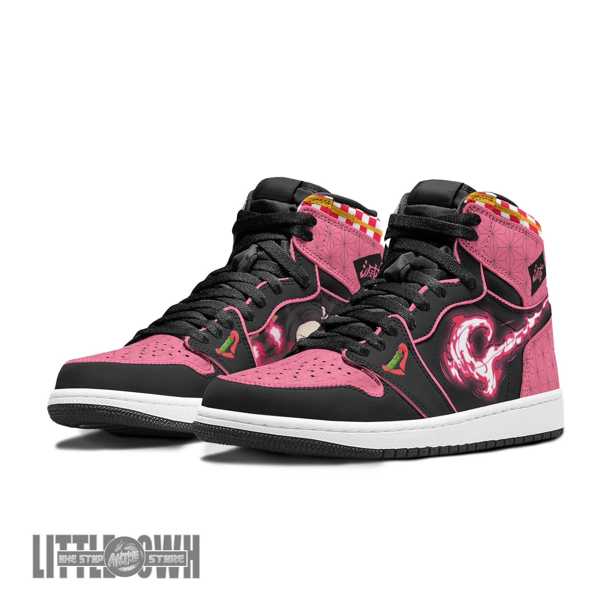 Ideafootwear Nezuko AJ1 High Sneakers Shoes For Men And Women