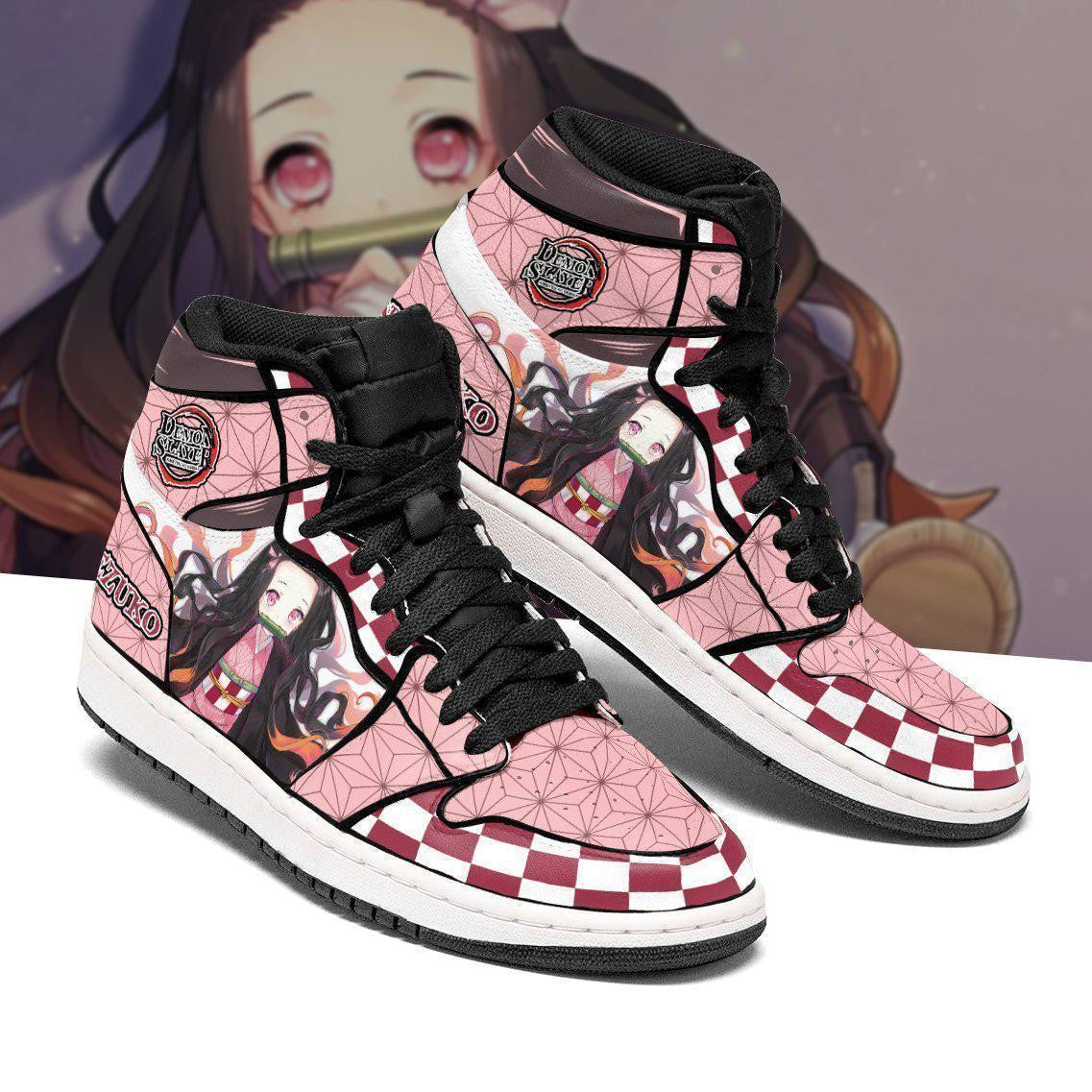 Ideafootwear Nezuko AJ1 High Sneakers Shoes For Men And Women