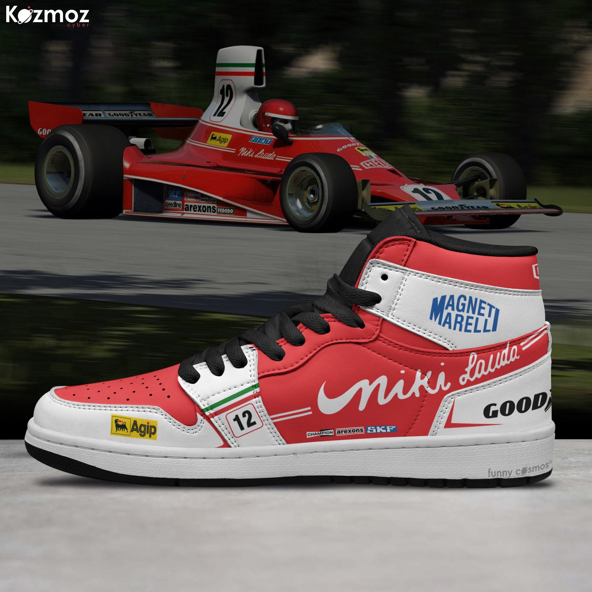 Ideafootwear Niki Lauda AJ1 High Sneakers Shoes For Men And Women