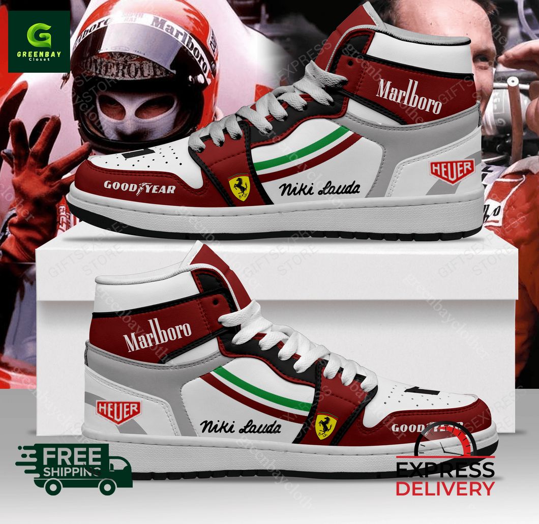 Ideafootwear Niki Lauda AJ1 High Sneakers Shoes For Men And Women