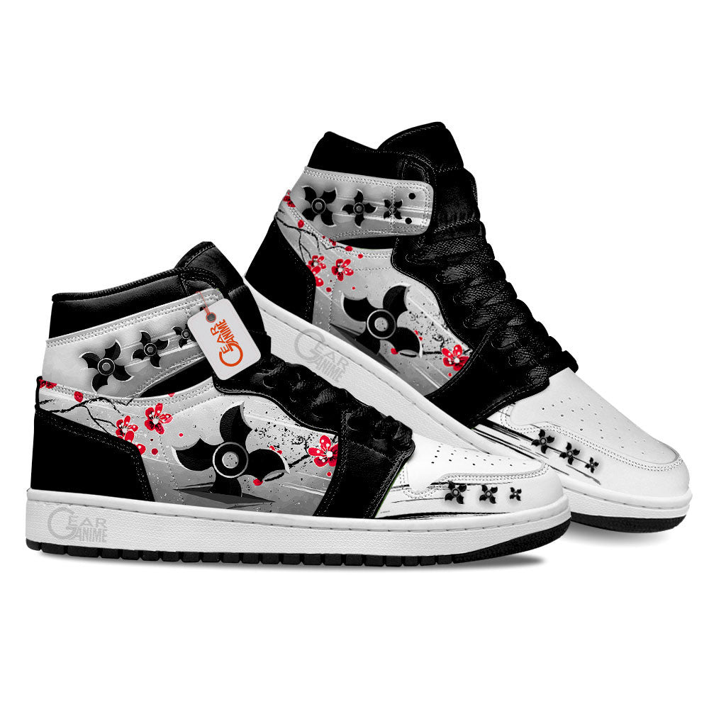 Ideafootwear Ninja Shuriken AJ1 High Sneakers Shoes For Men And Women