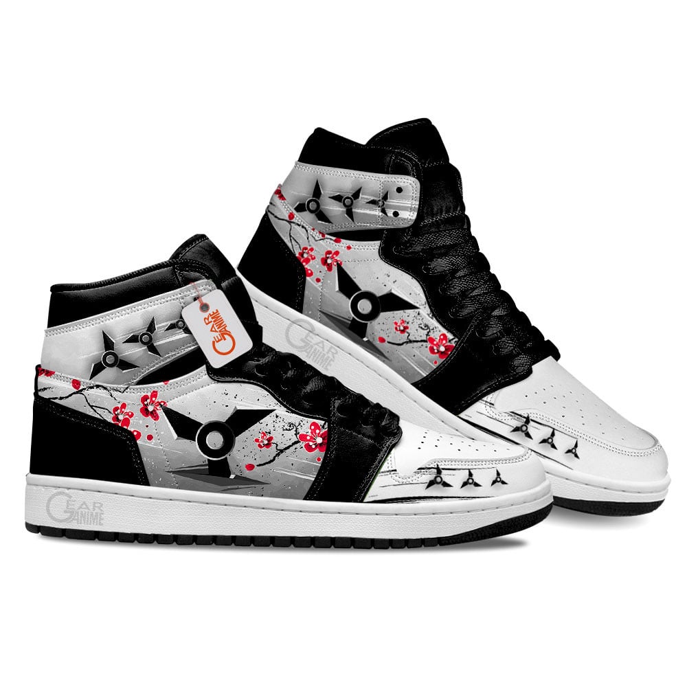 Ideafootwear Ninja Shuriken AJ1 High Sneakers Shoes For Men And Women